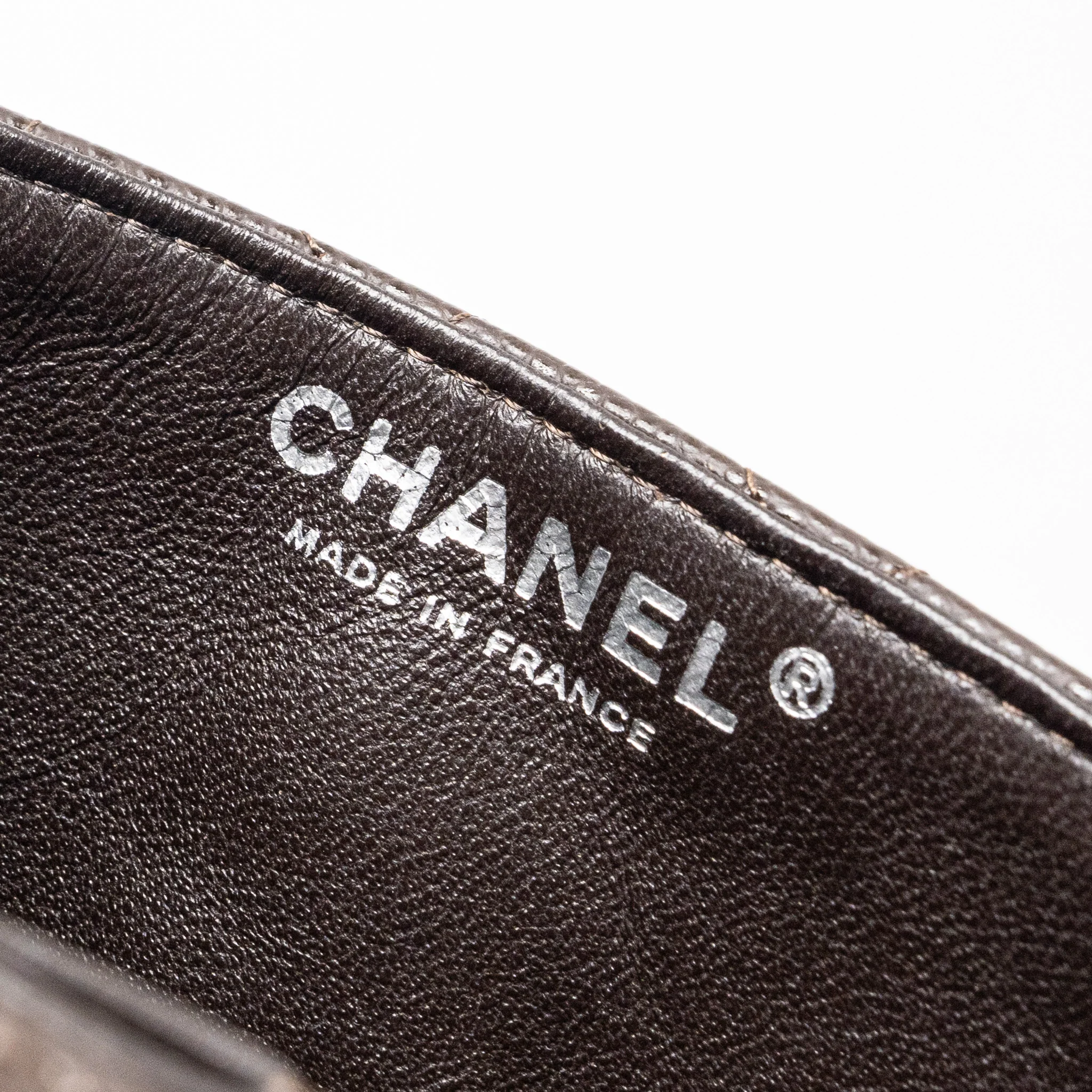 Chanel East West Classic quilted flap bag caviar chocolate SHW - Image 13