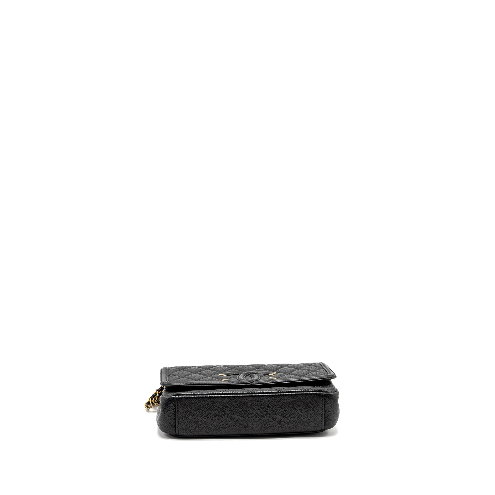 Chanel Filigree Flap Bag Caviar Black GHW - Image 5
