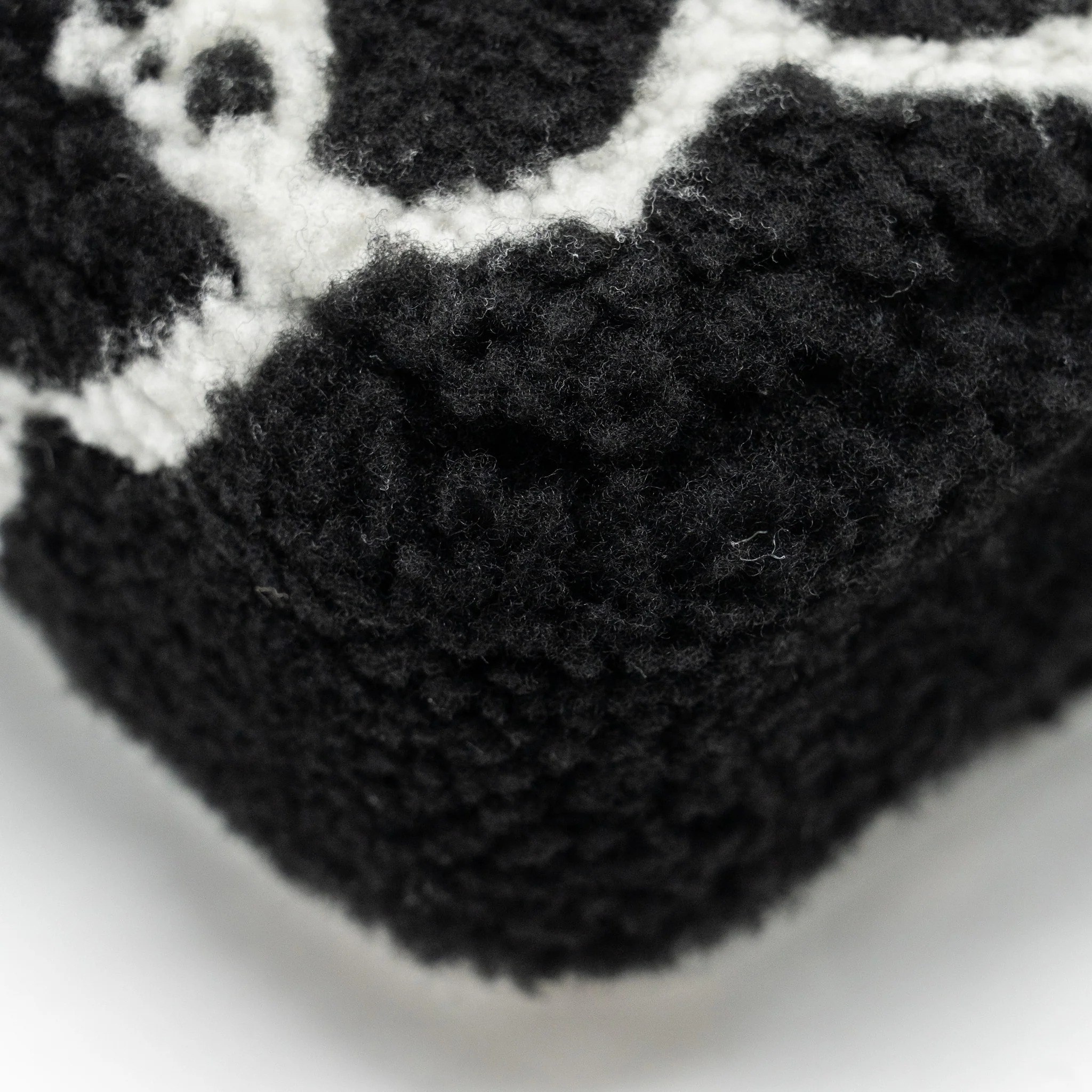 Chanel 22A Fluffy Camellia Flap Bag Embroidered Shearling Lambskin Black / White SHW (Microchip) - Image 10