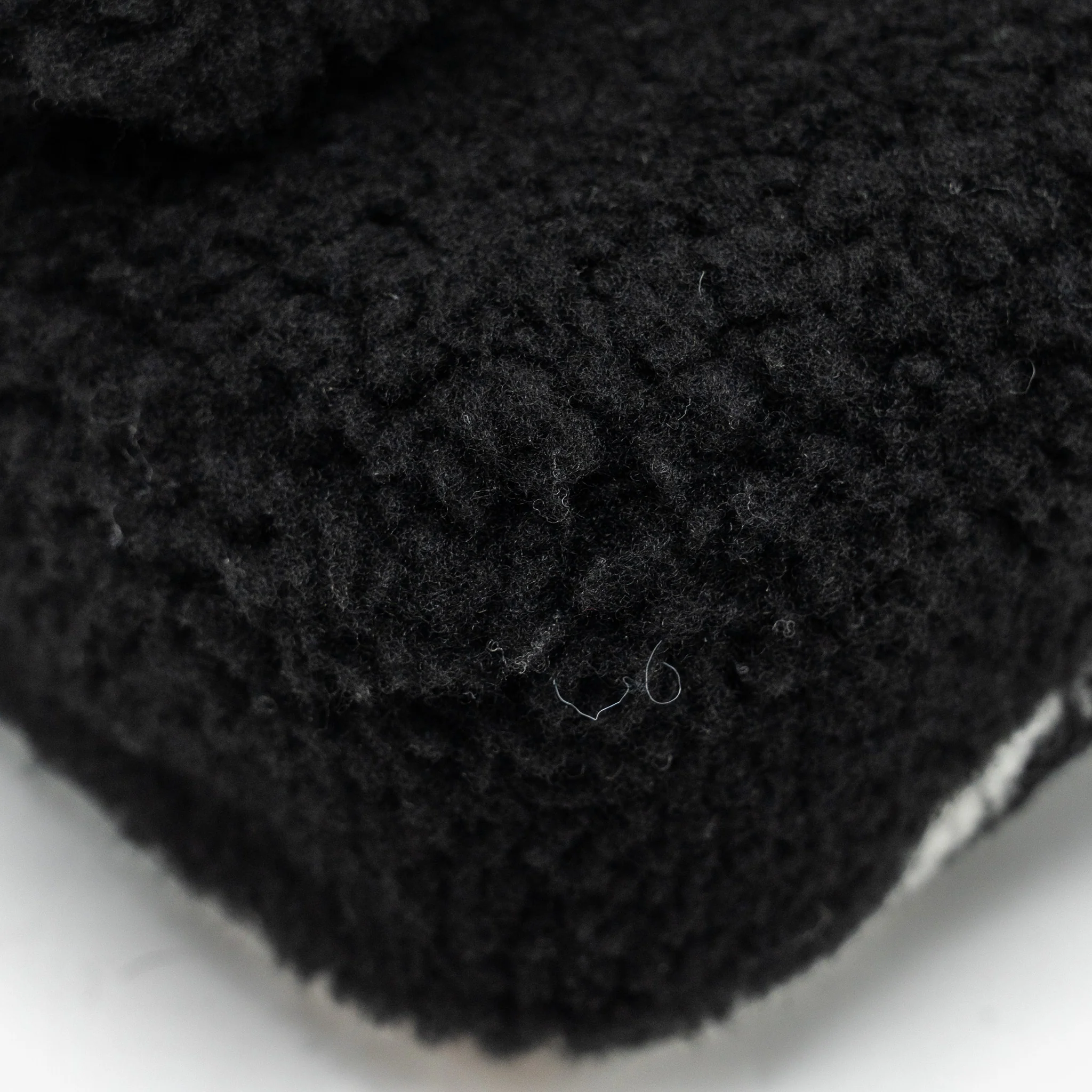 Chanel 22A Fluffy Camellia Flap Bag Embroidered Shearling Lambskin Black / White SHW (Microchip) - Image 9