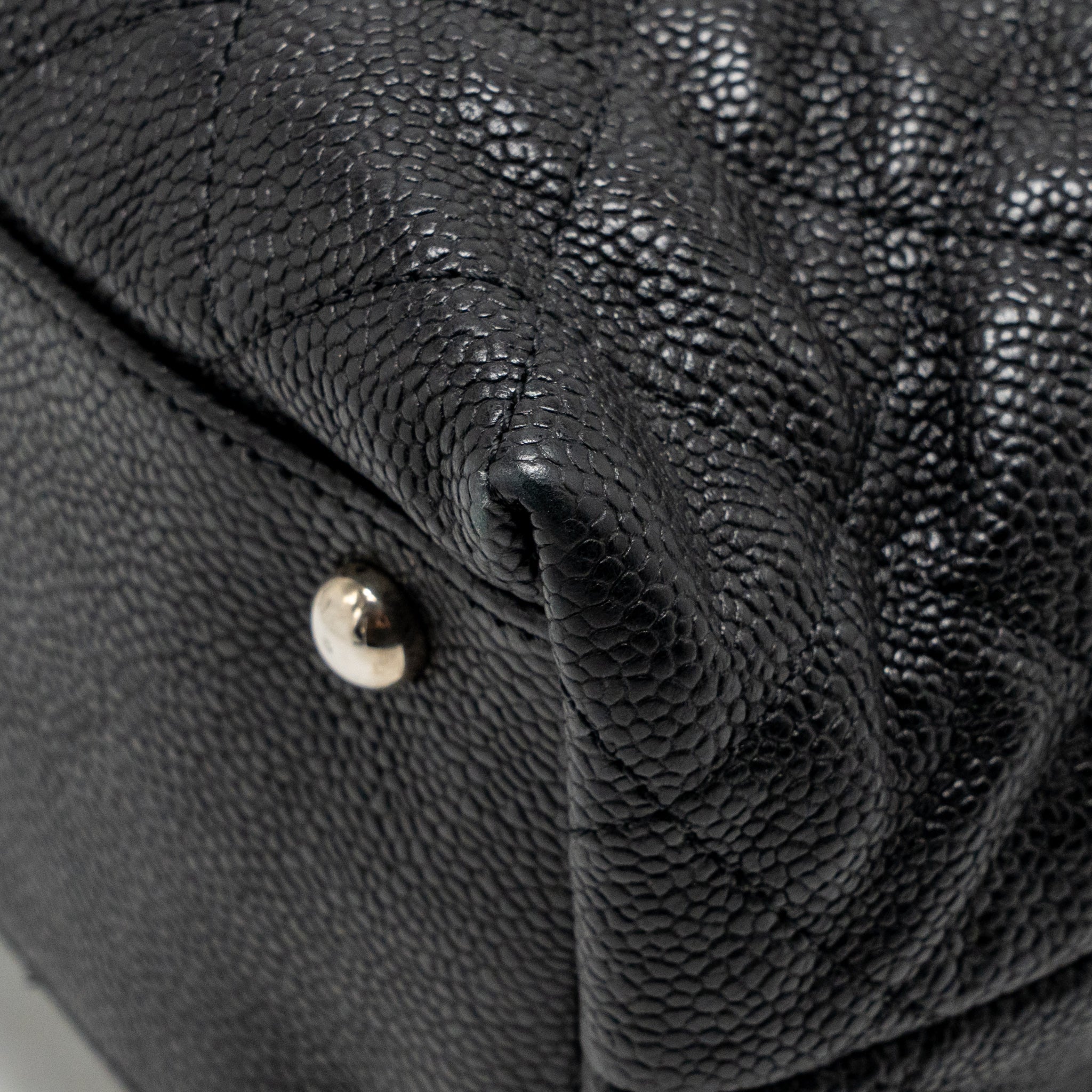 Chanel French Riviera Hobo Bag Caviar Black SHW - Image 10