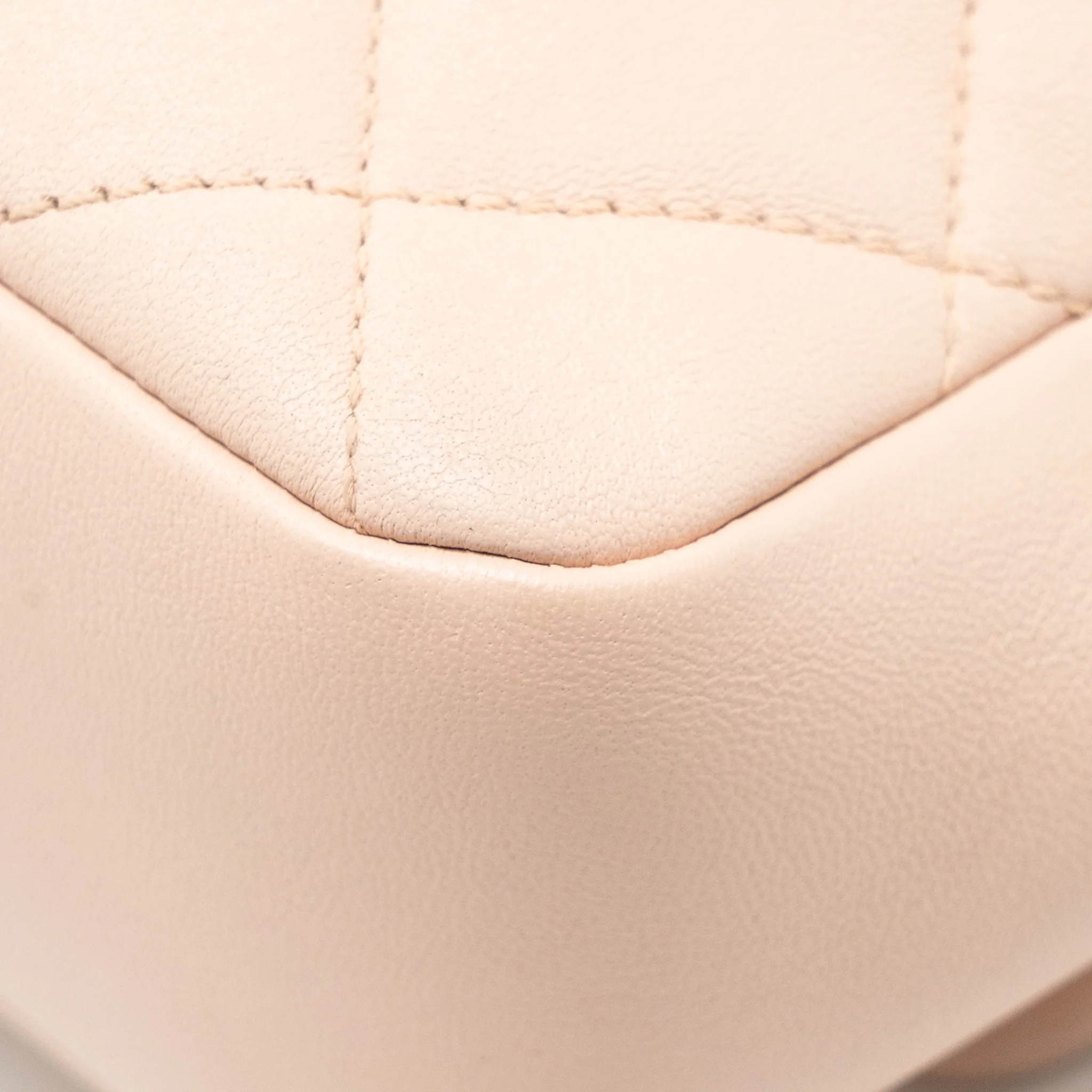 Chanel Giant Top Handle Rectangular Flap Bag Lambskin Pink LGHW (Microchip) - Image 10