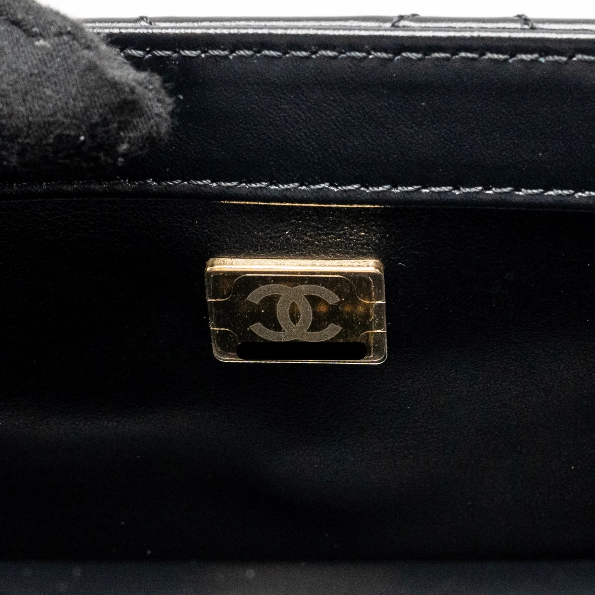 Chanel Gold Crush Mini Flap Bag Calfskin Black GHW (Microchip) - Image 17