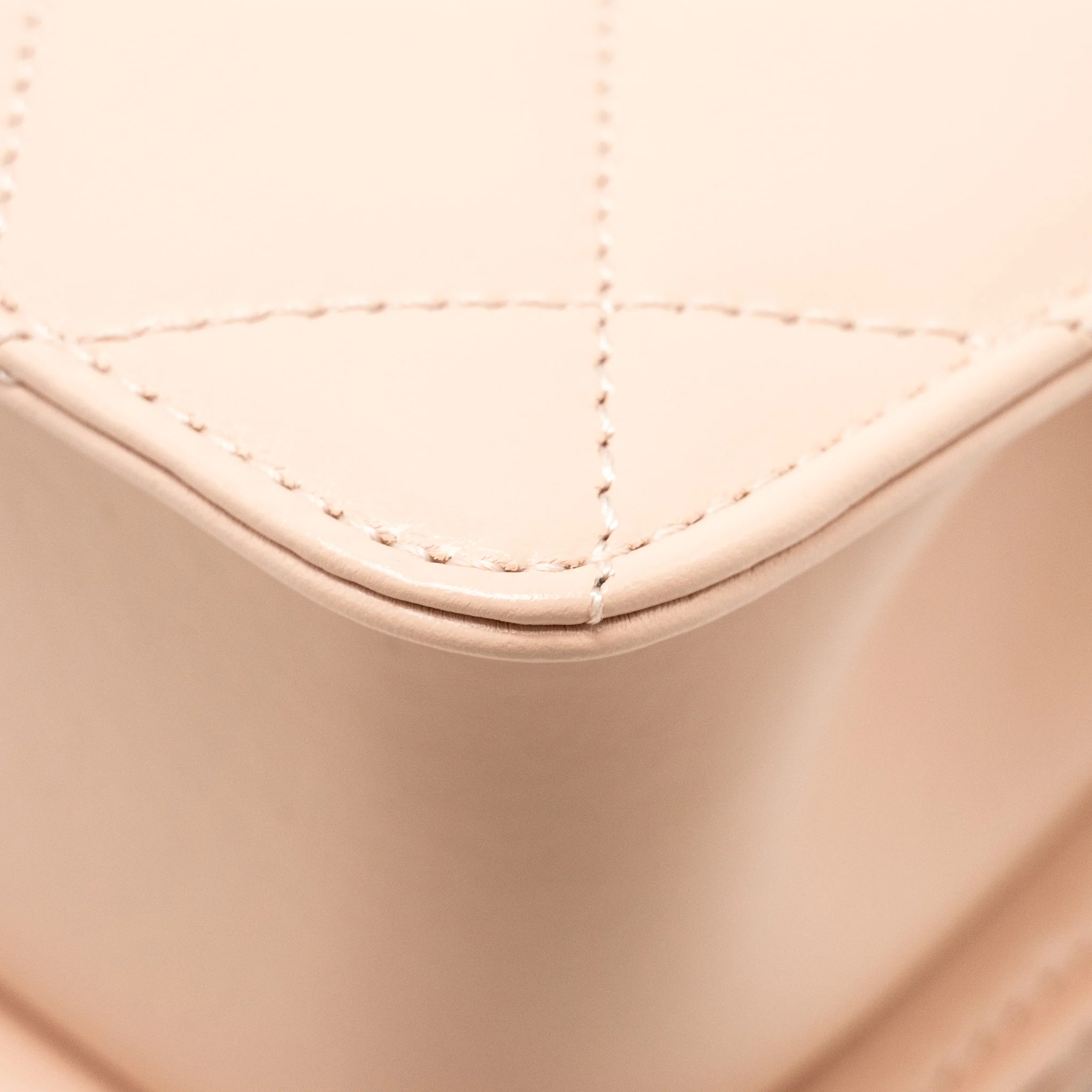 Chanel Gold Crush Mini Flap Bag Calfskin Light Pink GHW (microchip) - Image 11
