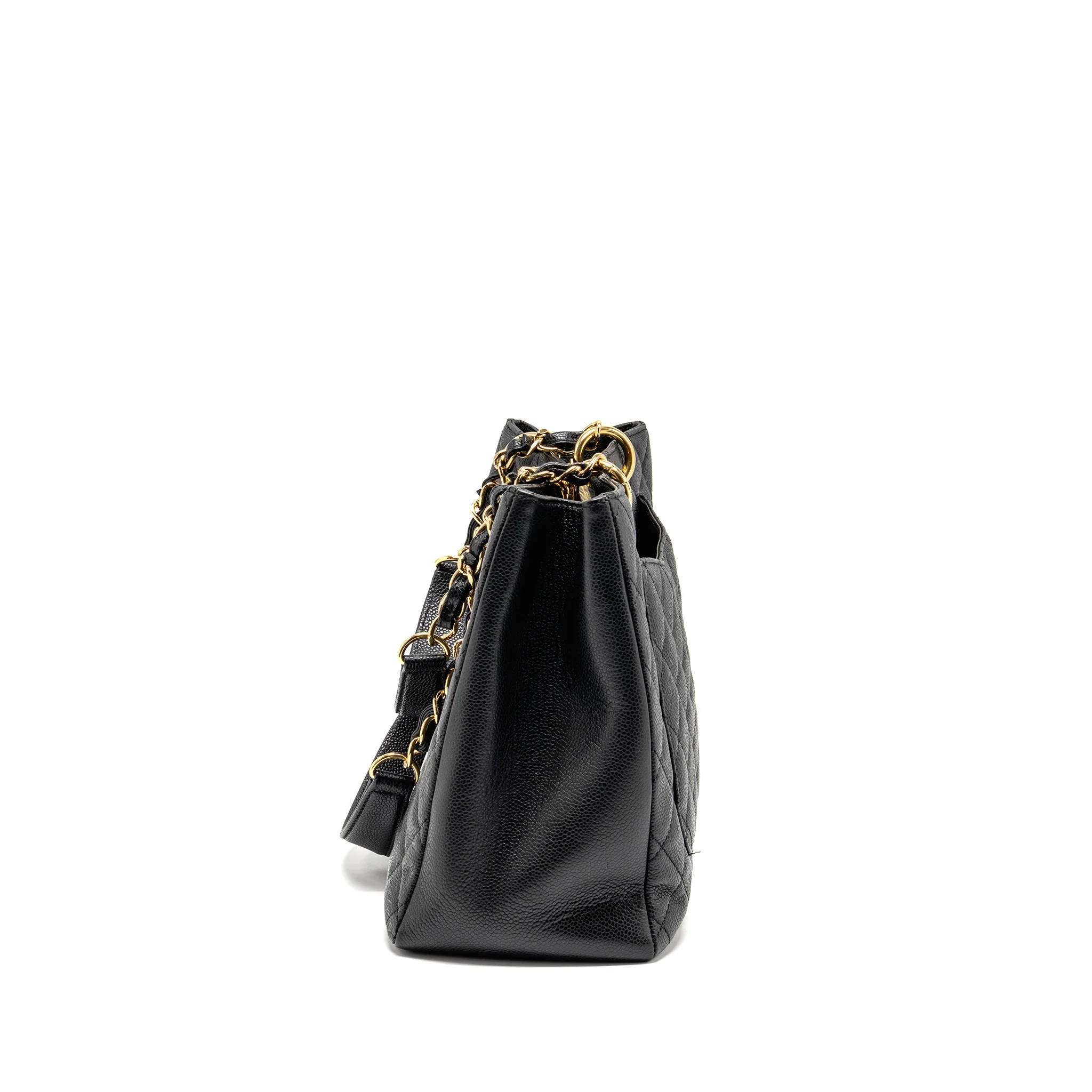 Chanel Grand Shopping Tote bag Caviar Black GHW - Image 4