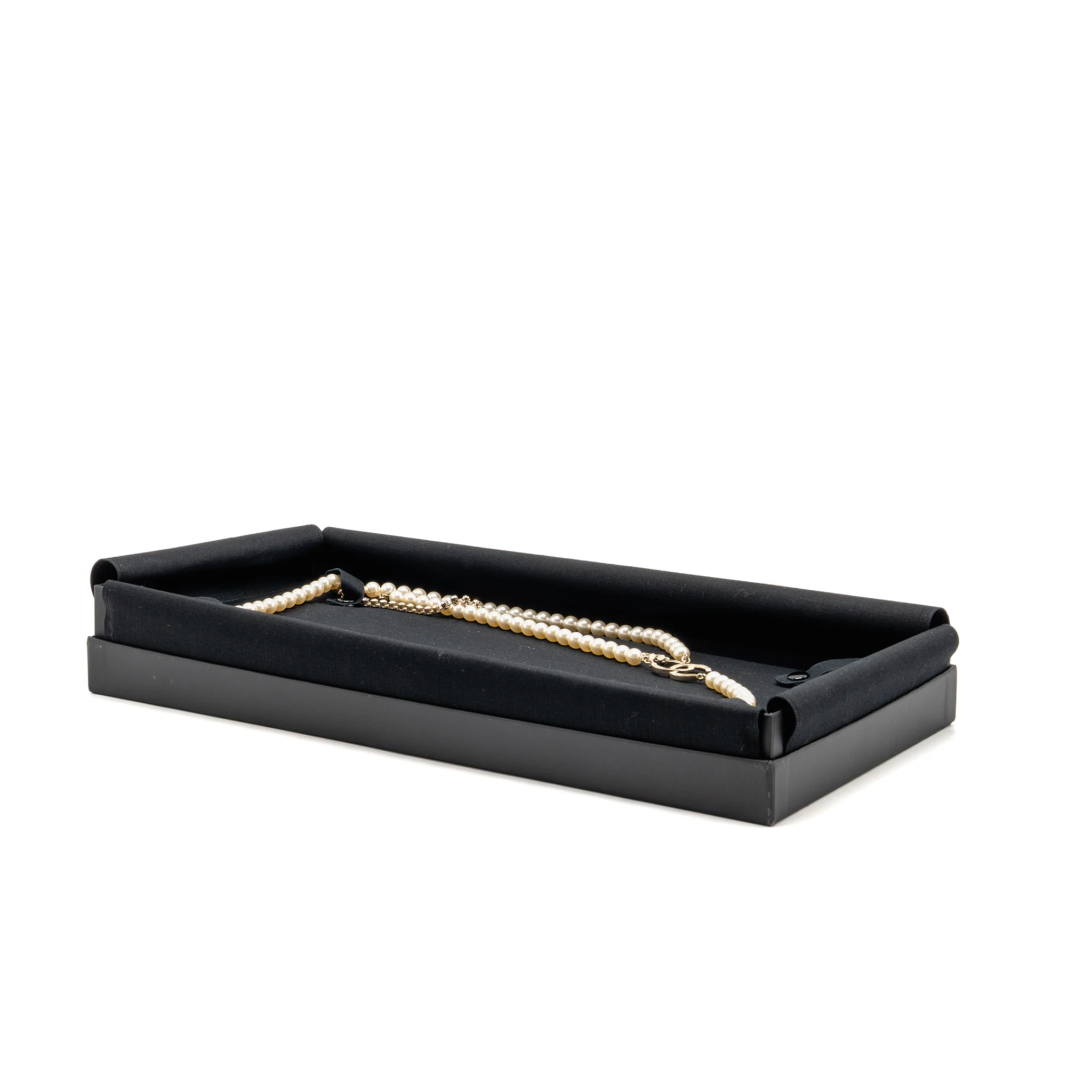 Chanel CC Pearl and Crystal Drop Belt Light Gold Tone - Image 2