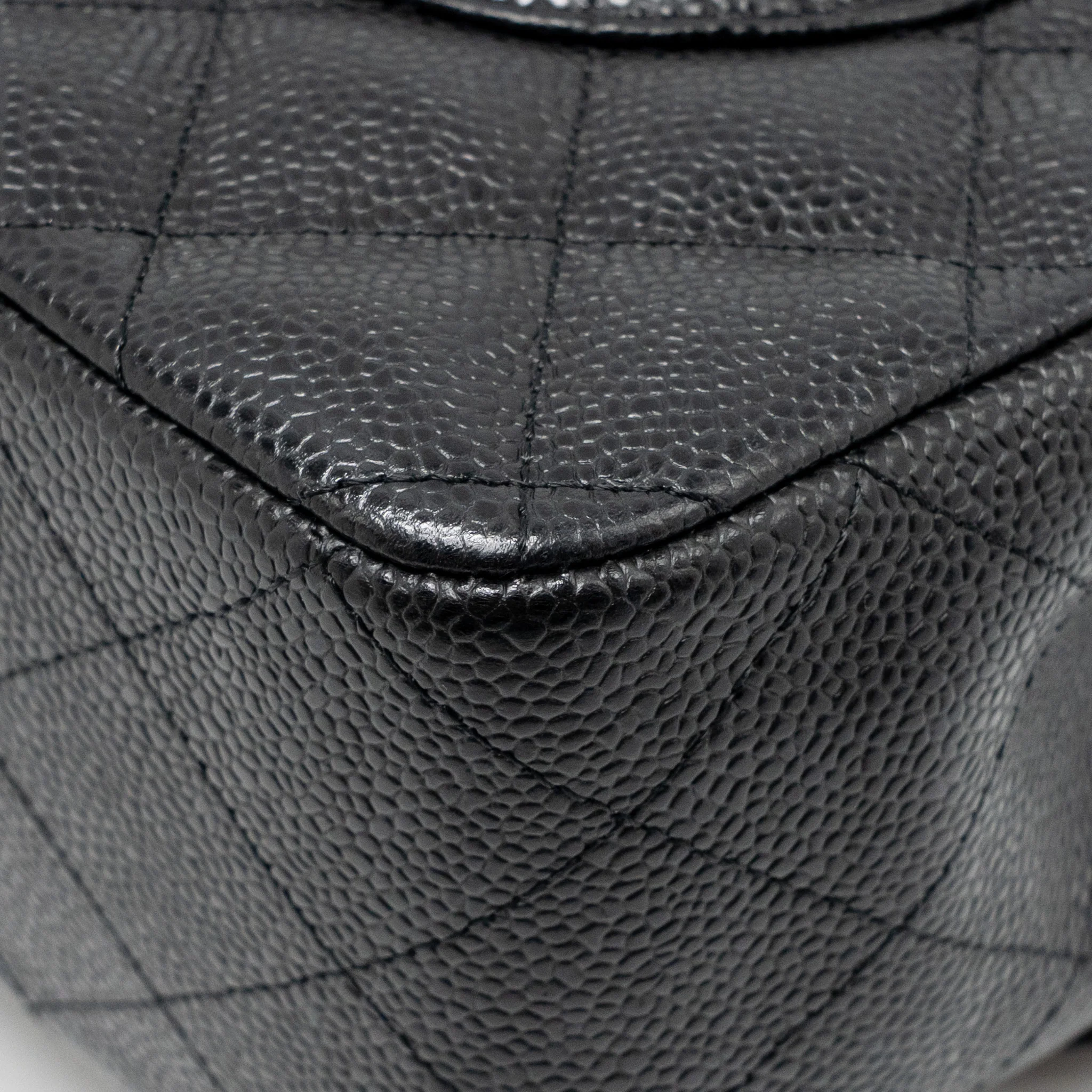 Chanel Jumbo Classic Double Flap Bag Caviar Black GHW - Image 10