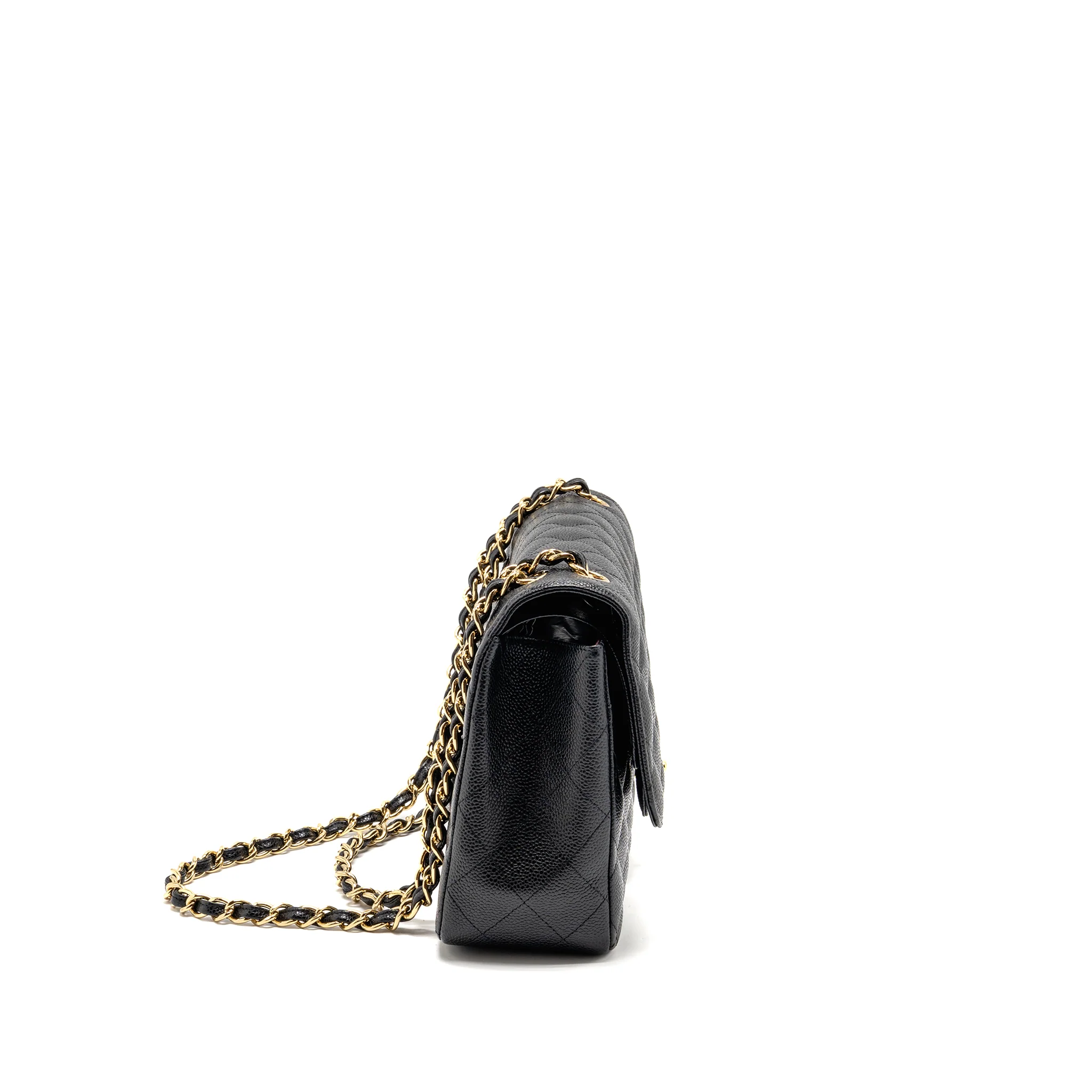Chanel Jumbo Classic Double Flap Bag Caviar Black GHW - Image 3