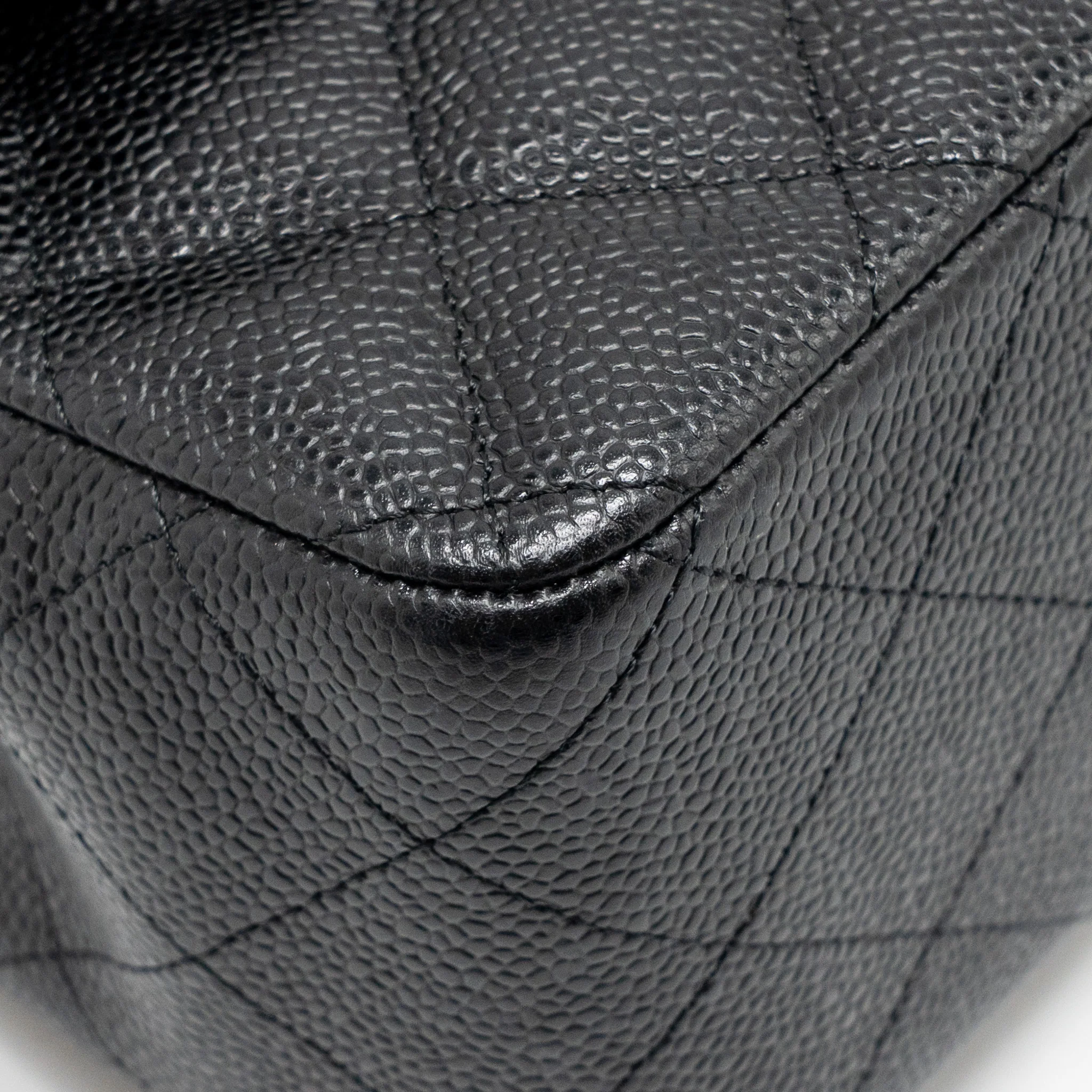 Chanel Jumbo Classic Double Flap Bag Caviar Black GHW - Image 8
