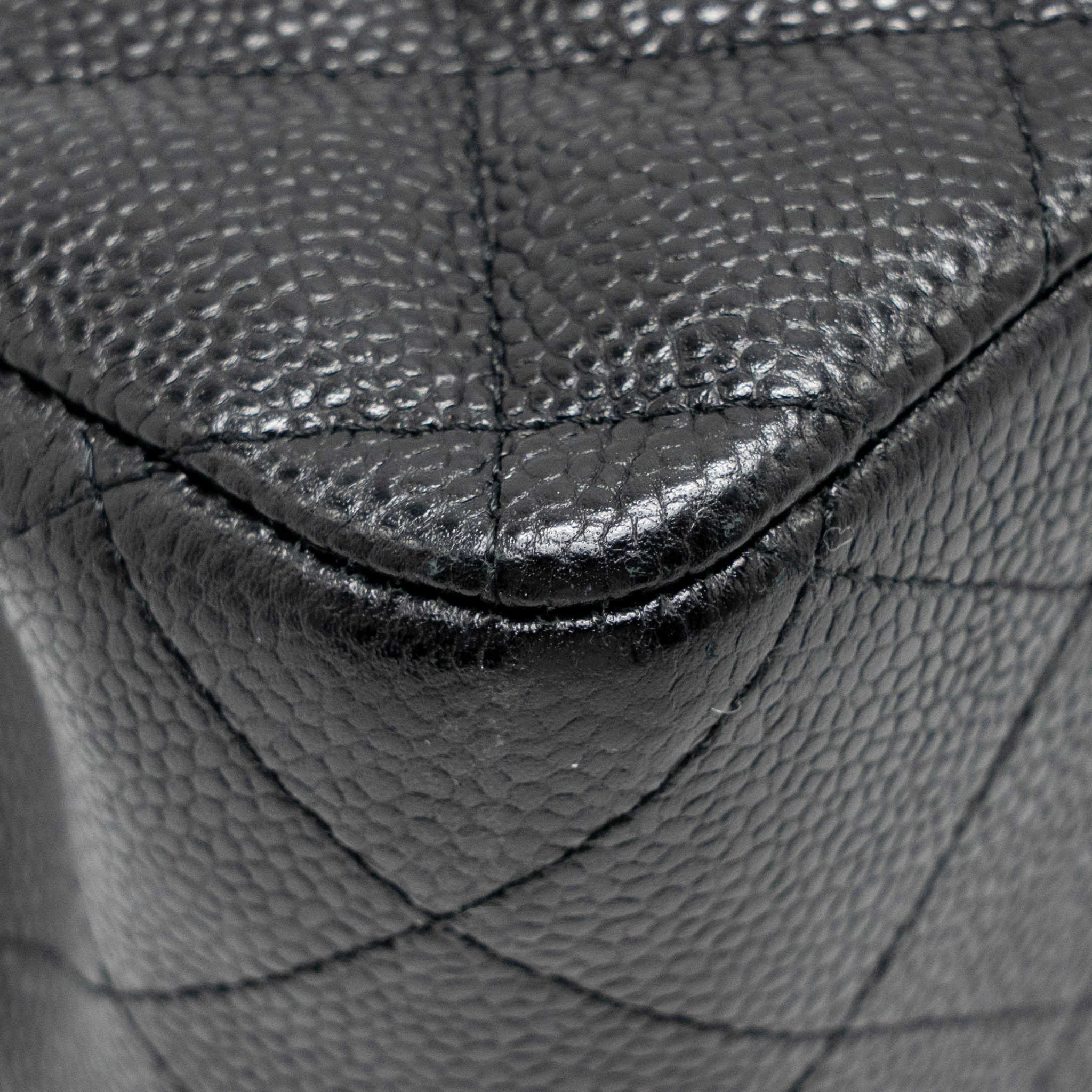 Chanel Jumbo Classic Double Flap Bag Caviar Black GHW - Image 11