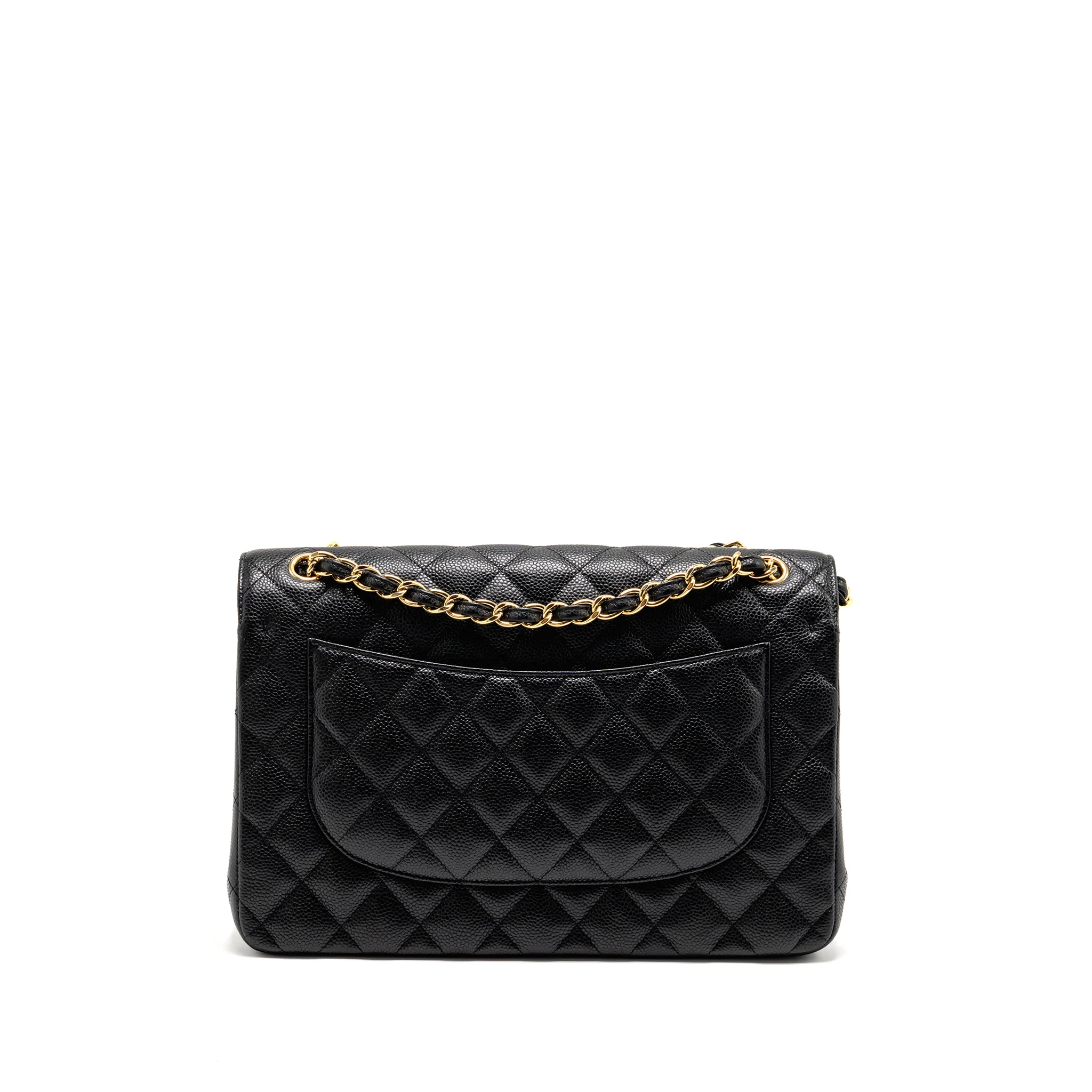 Chanel Jumbo Classic Double Flap Bag Caviar Black GHW - Image 2