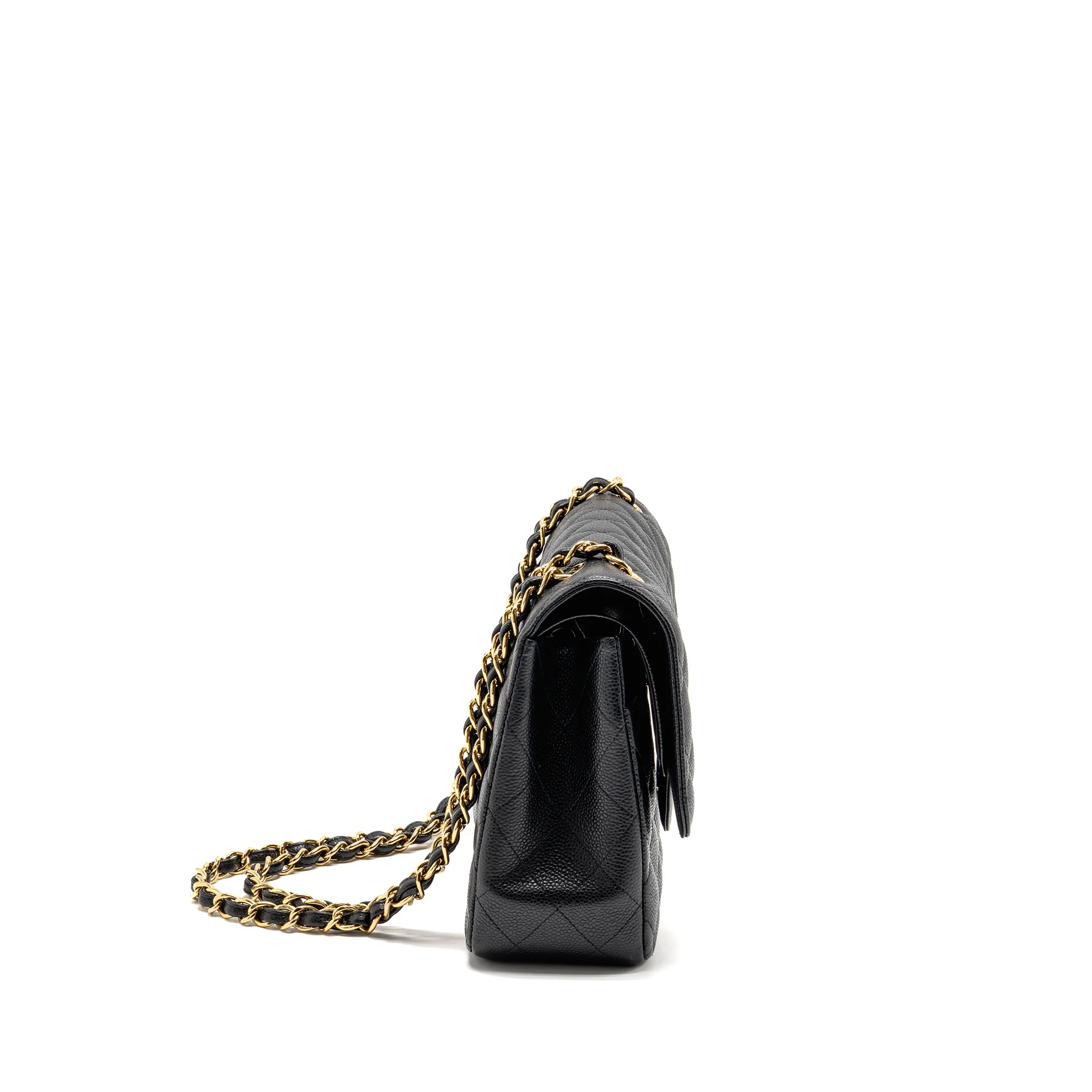 Chanel Jumbo Classic Double Flap Bag Caviar Black GHW - Image 3