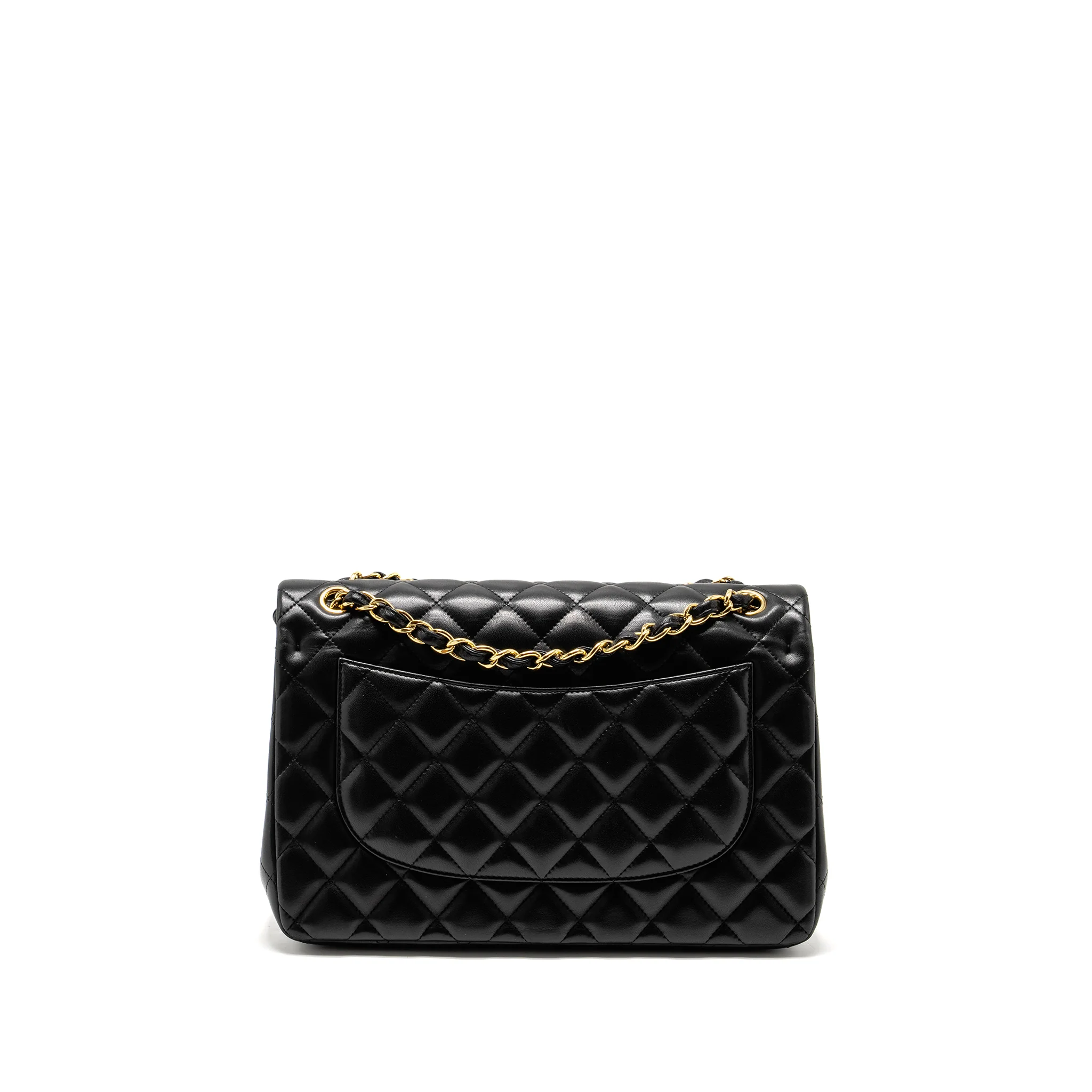 Chanel Jumbo Classic Double Flap Bag Lambskin BLACK GHW - Image 2