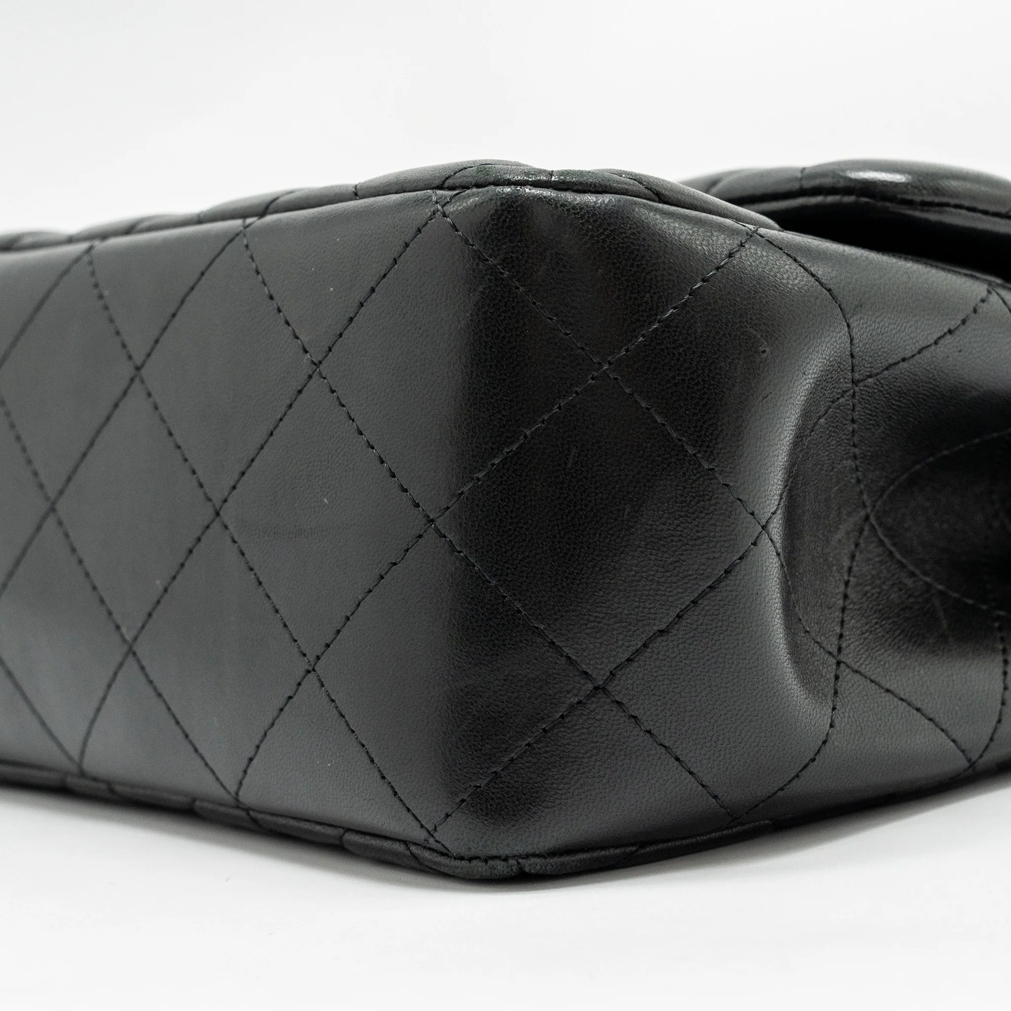 Chanel Jumbo Classic Double Flap Bag Lambskin BLACK GHW - Image 7