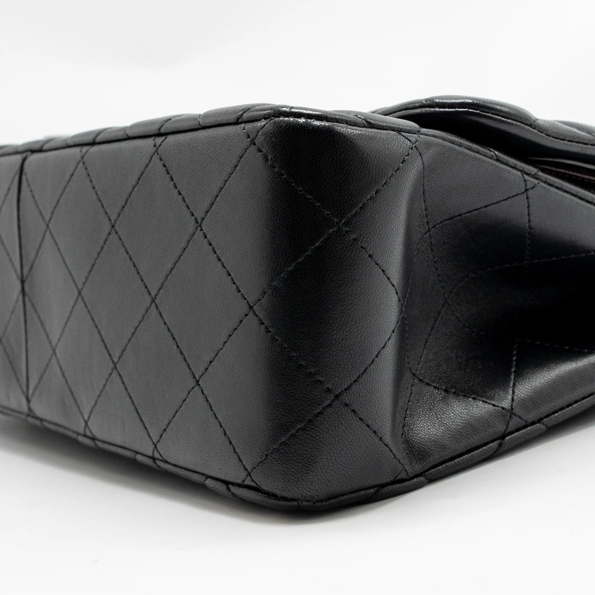 Chanel Jumbo Classic Double Flap Bag Lambskin Black GHW - Image 8