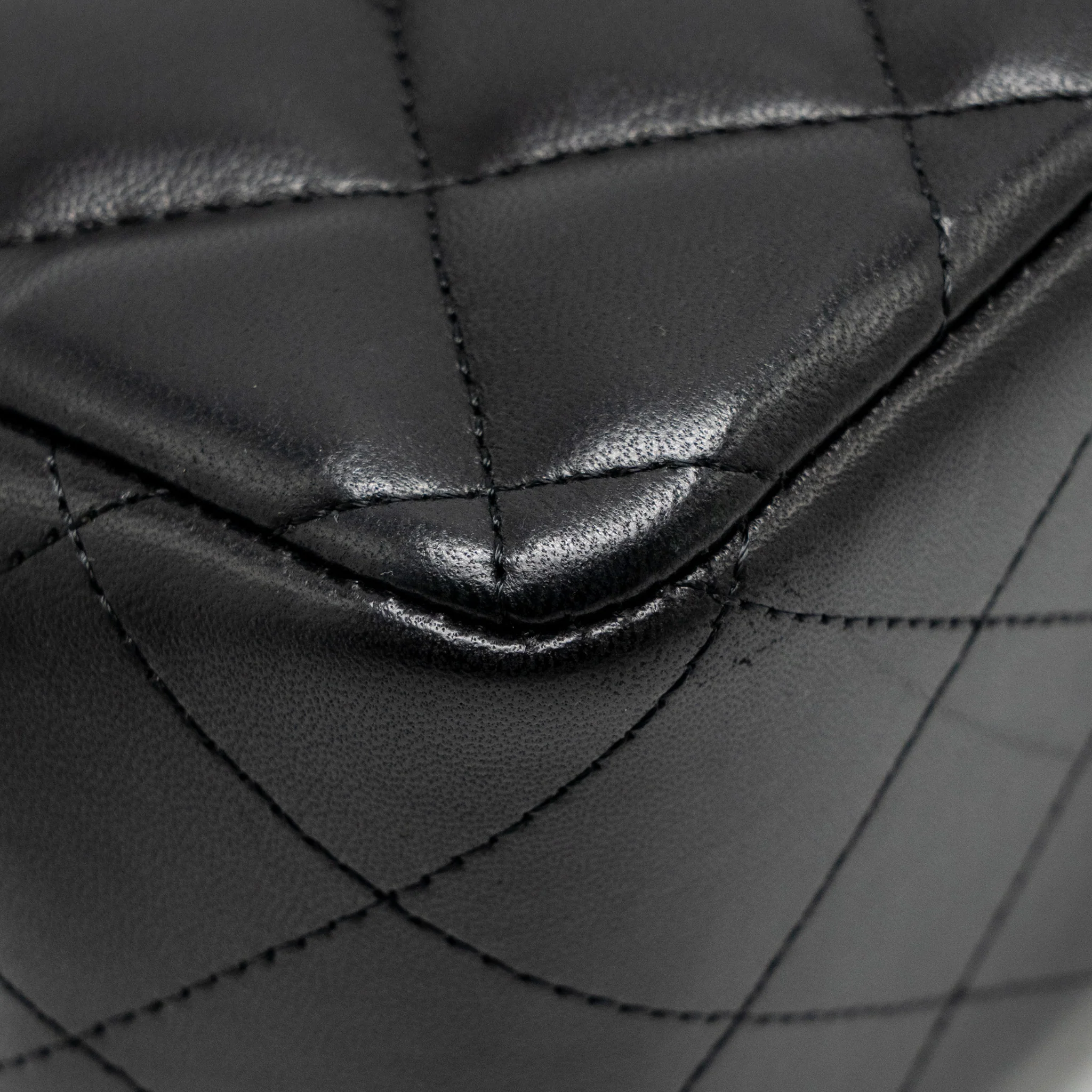 Chanel Jumbo Classic Double Flap Bag Lambskin So Black - Image 11