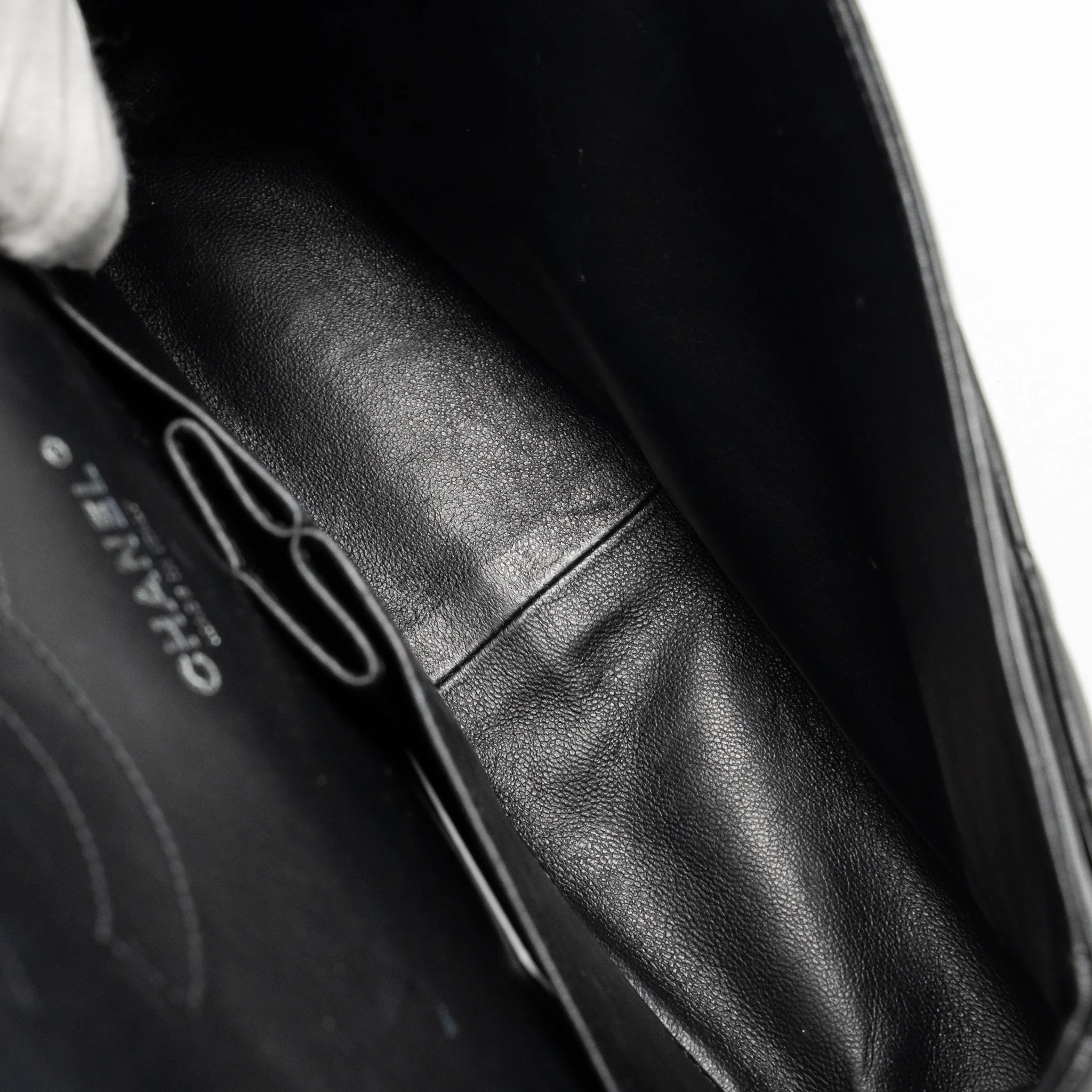 Chanel Jumbo Classic Double Flap Bag Lambskin So Black - Image 16