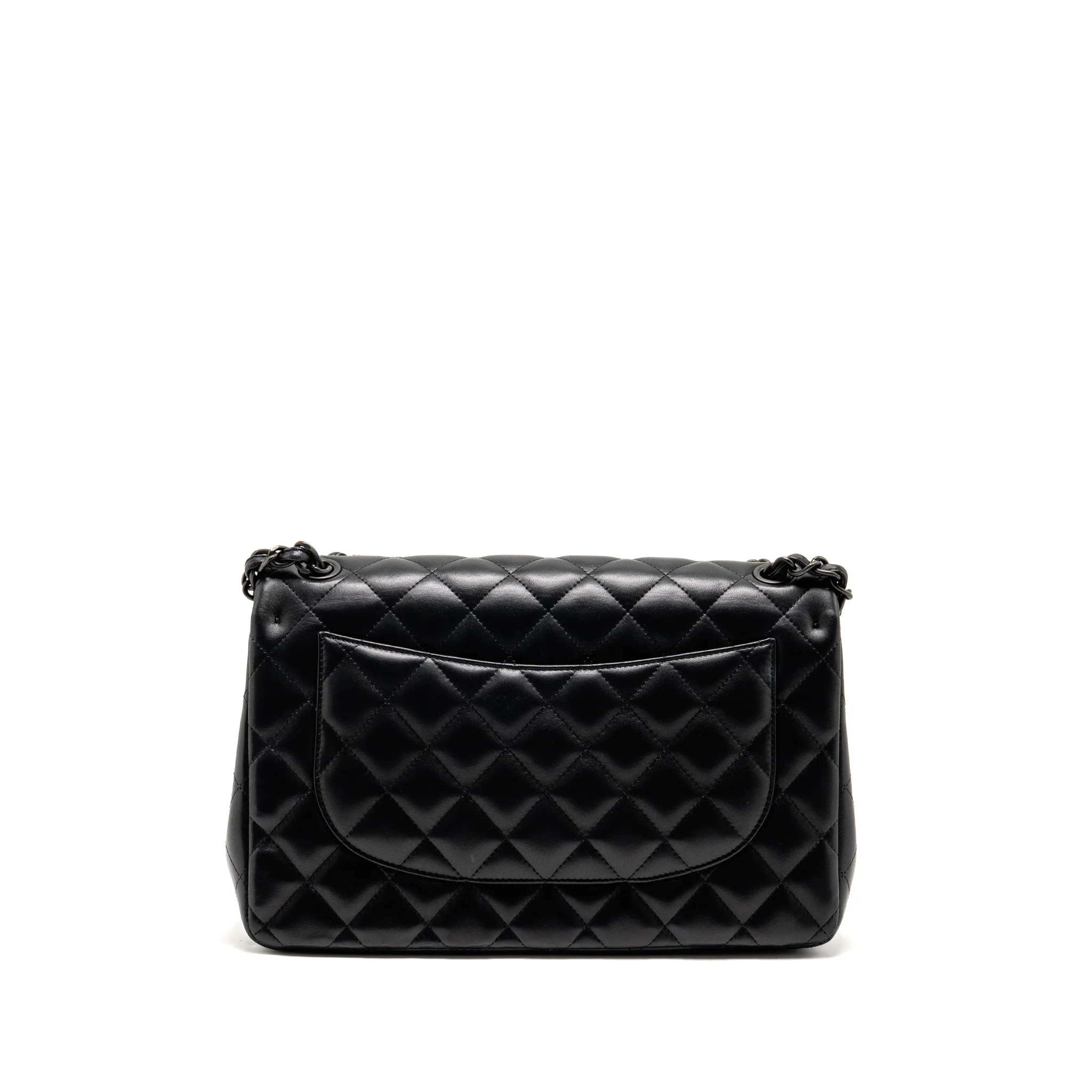 Chanel Jumbo Classic Double Flap Bag Lambskin So Black - Image 2