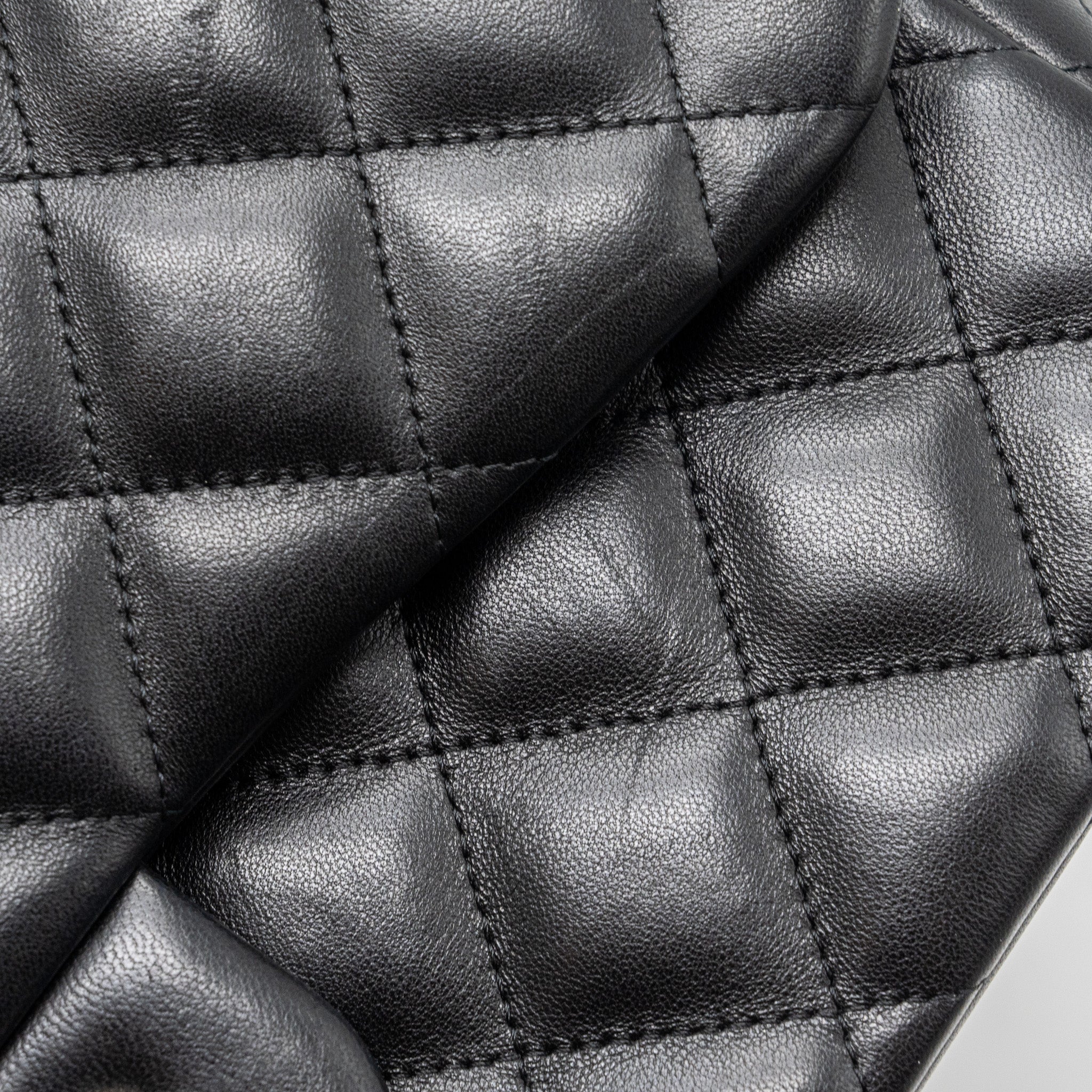 Chanel Jumbo Classic Double Flap Lambskin Black SHW - Image 18