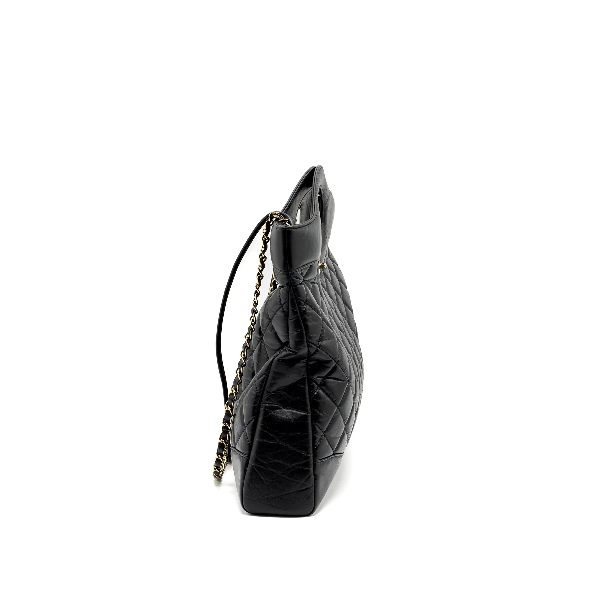 Chanel Large 31 Bag Aged Calfskin Black LGHW (Microchip) - Image 3