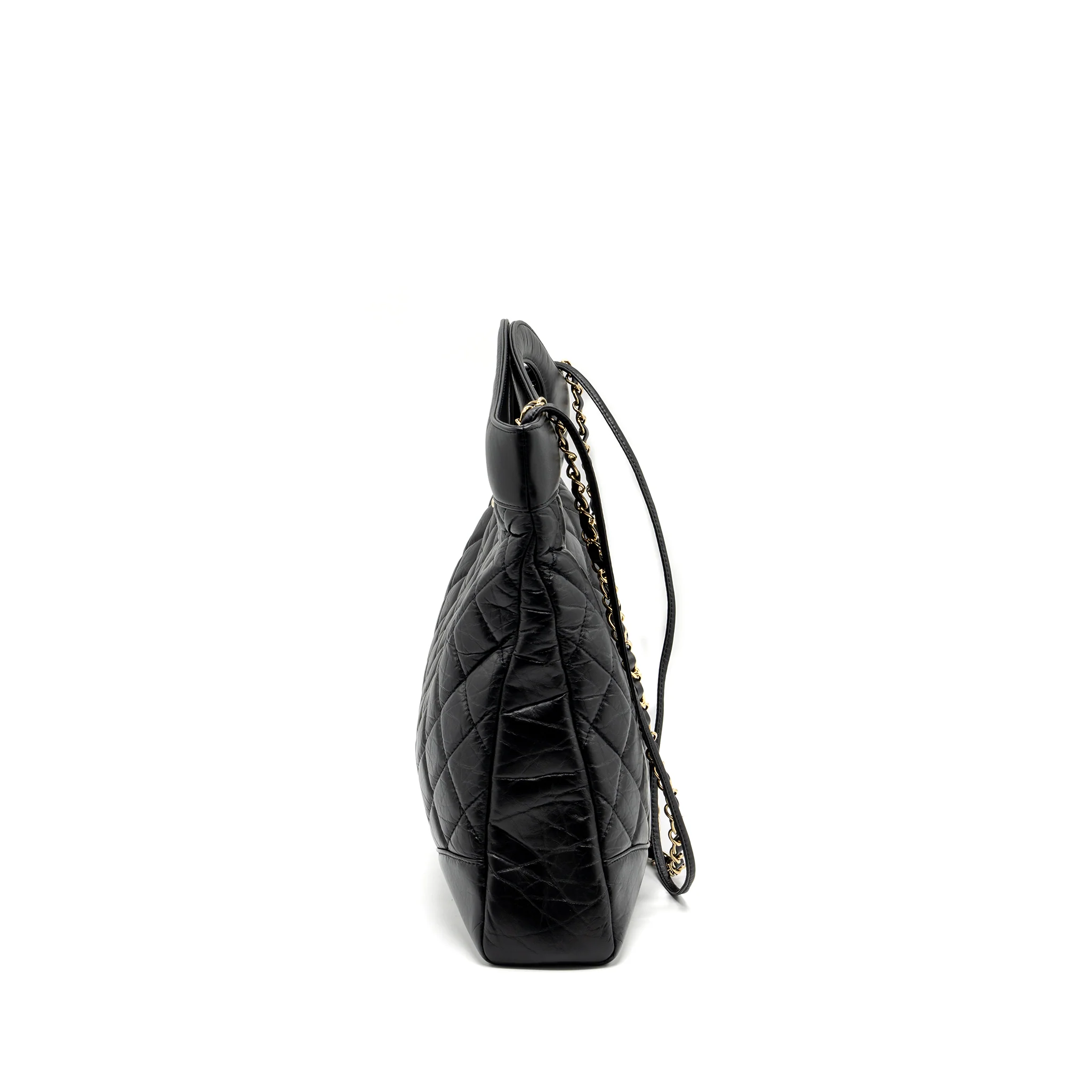 Chanel Large 31 Bag Aged Calfskin Black LGHW (Microchip) - Image 4