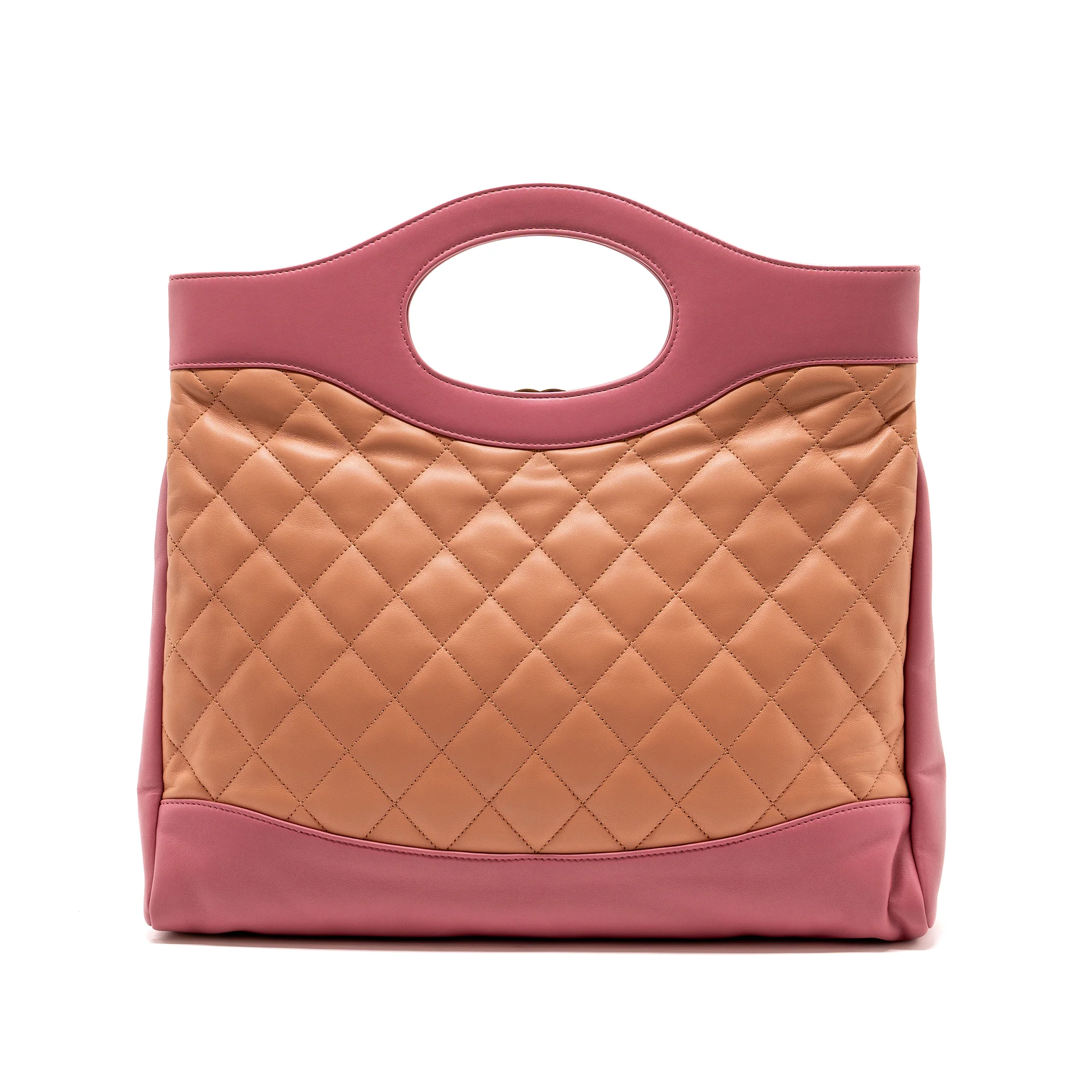 Chanel Large 31 Bag Calfskin Pink LGHW - Image 2
