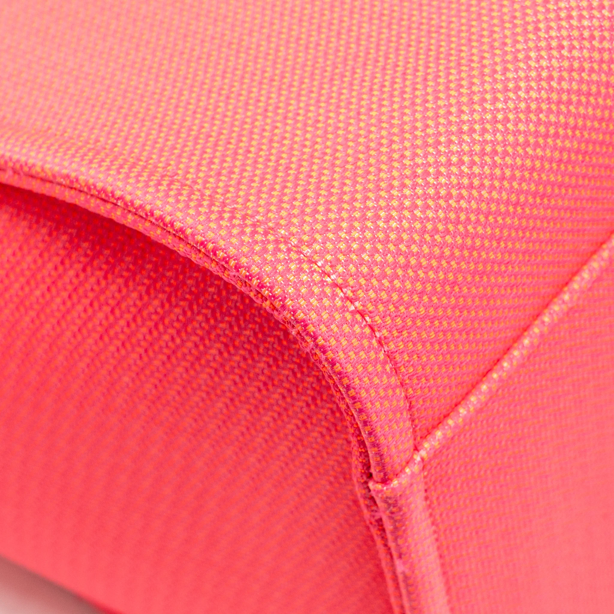 Chanel Large Deauville Tote Shopping Bag Canvas/Calfskin Hot Pink SHW - Image 8