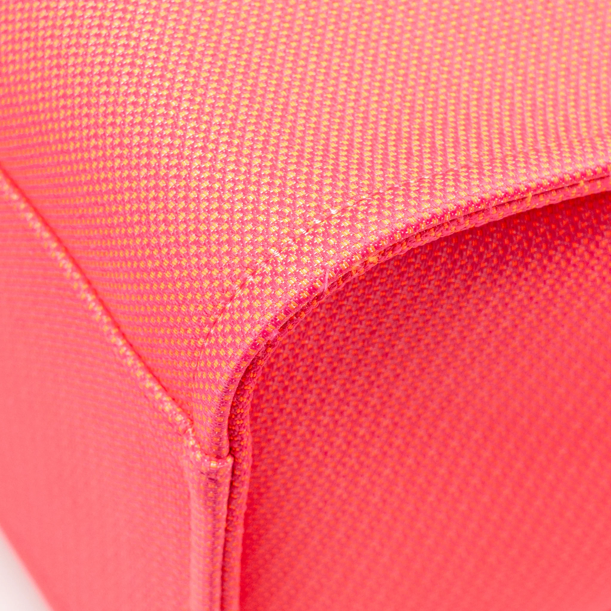 Chanel Large Deauville Tote Shopping Bag Canvas/Calfskin Hot Pink SHW - Image 9