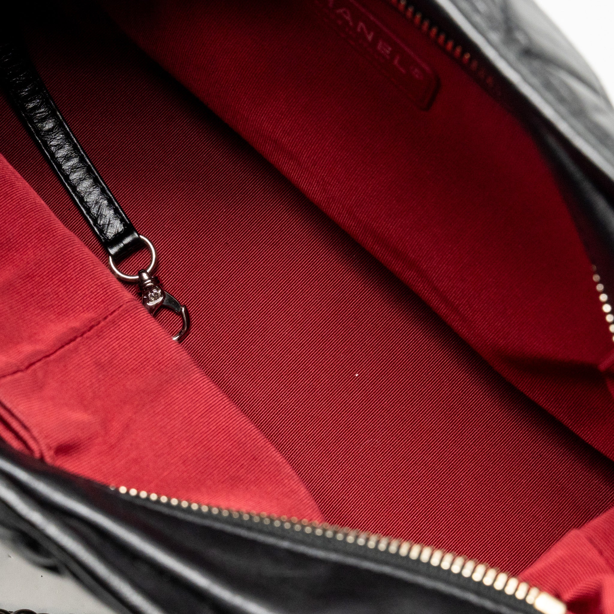 Chanel Large Gabrielle Hobo Bag Aged Calfskin black Multicolour Hardware - Image 14
