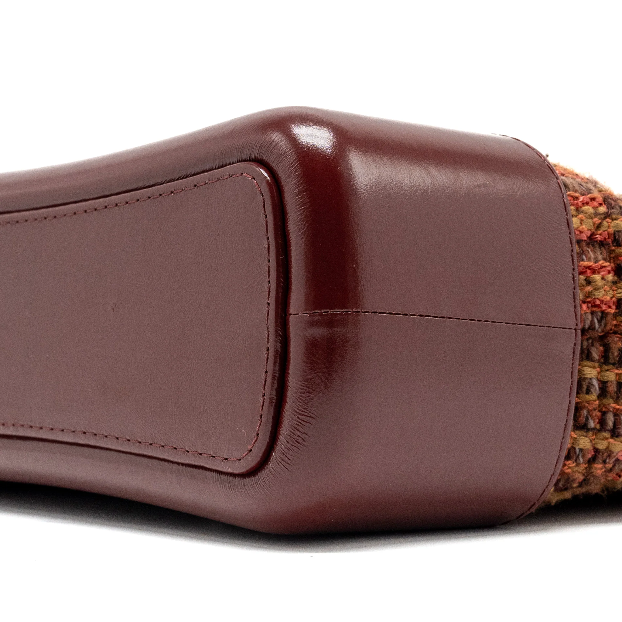 Chanel Gabrielle hobo bag tweed/ calfskin red/multicolour multicolour hardware - Image 7