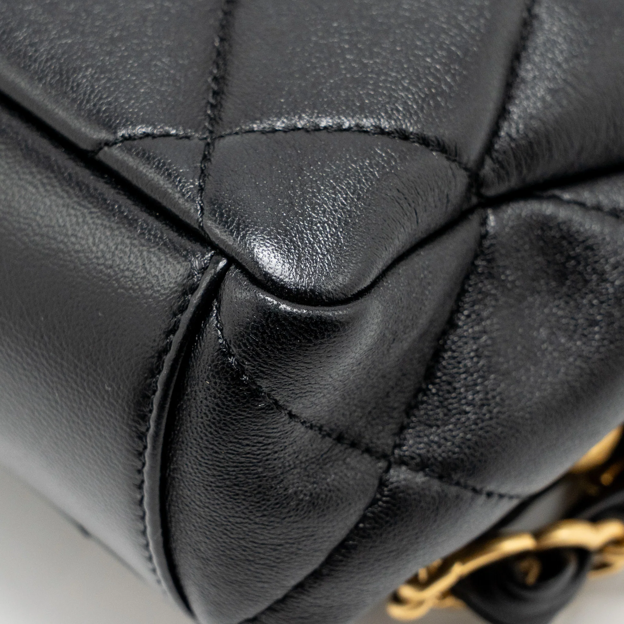 Chanel Large Hobo Bag Lambskin Black GHW (Microchip) - Image 12
