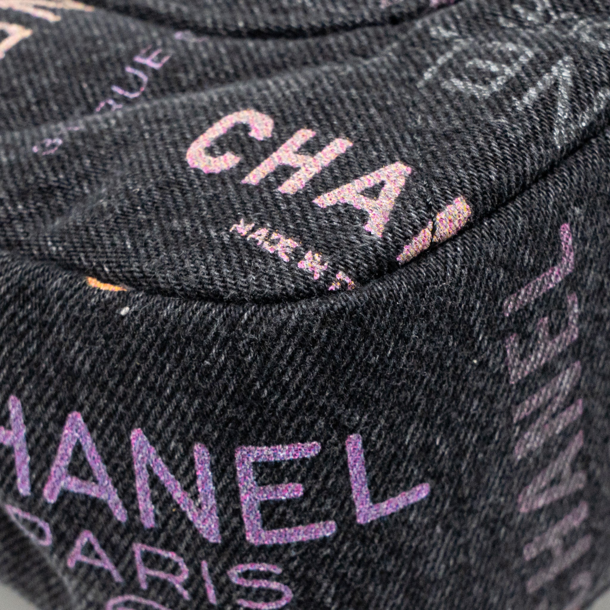 Chanel Large Mood Flap Bag Denim Black/Multicolour GHW (Microchip) - Image 11