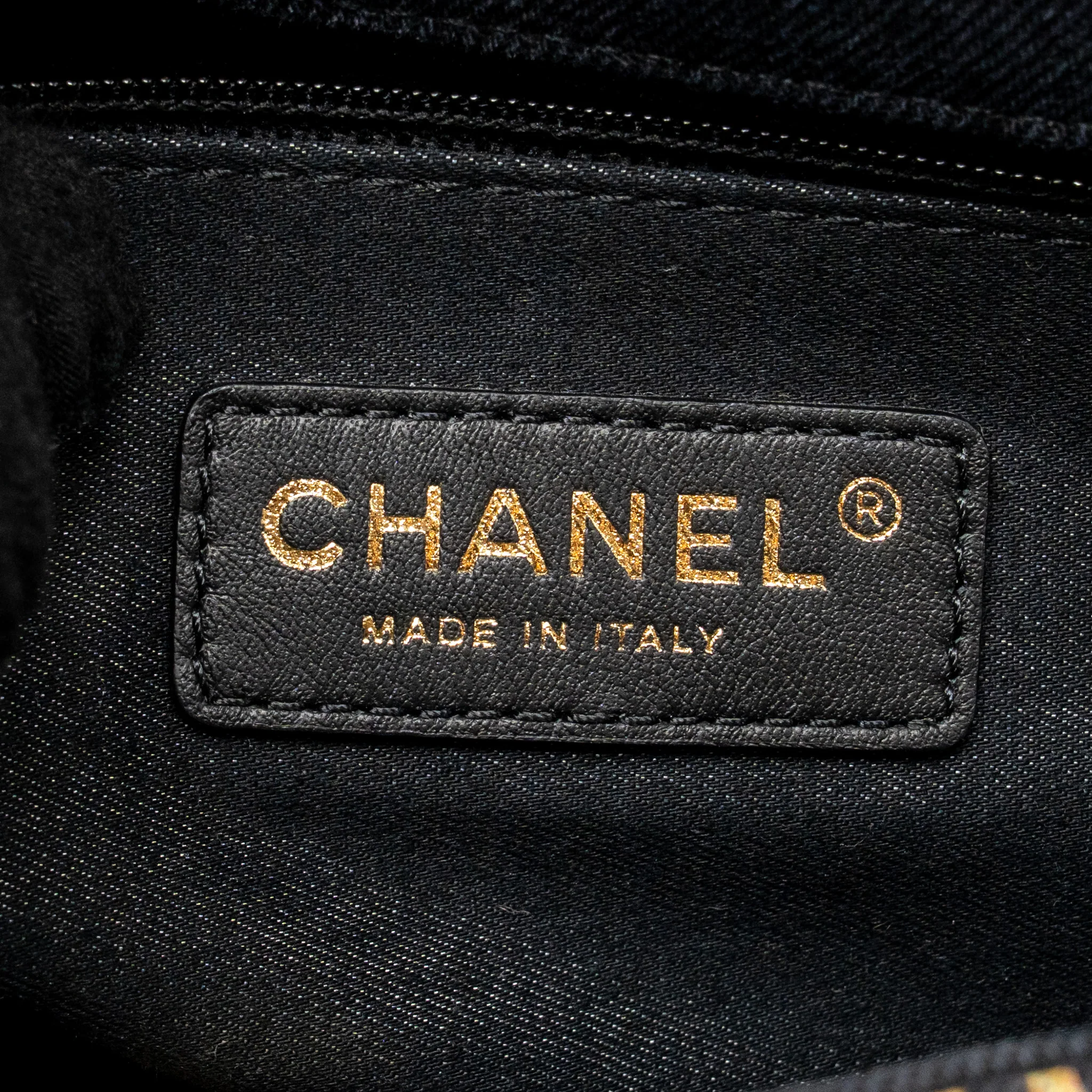 Chanel Large Mood Flap Bag Denim Black/Multicolour GHW (Microchip) - Image 17