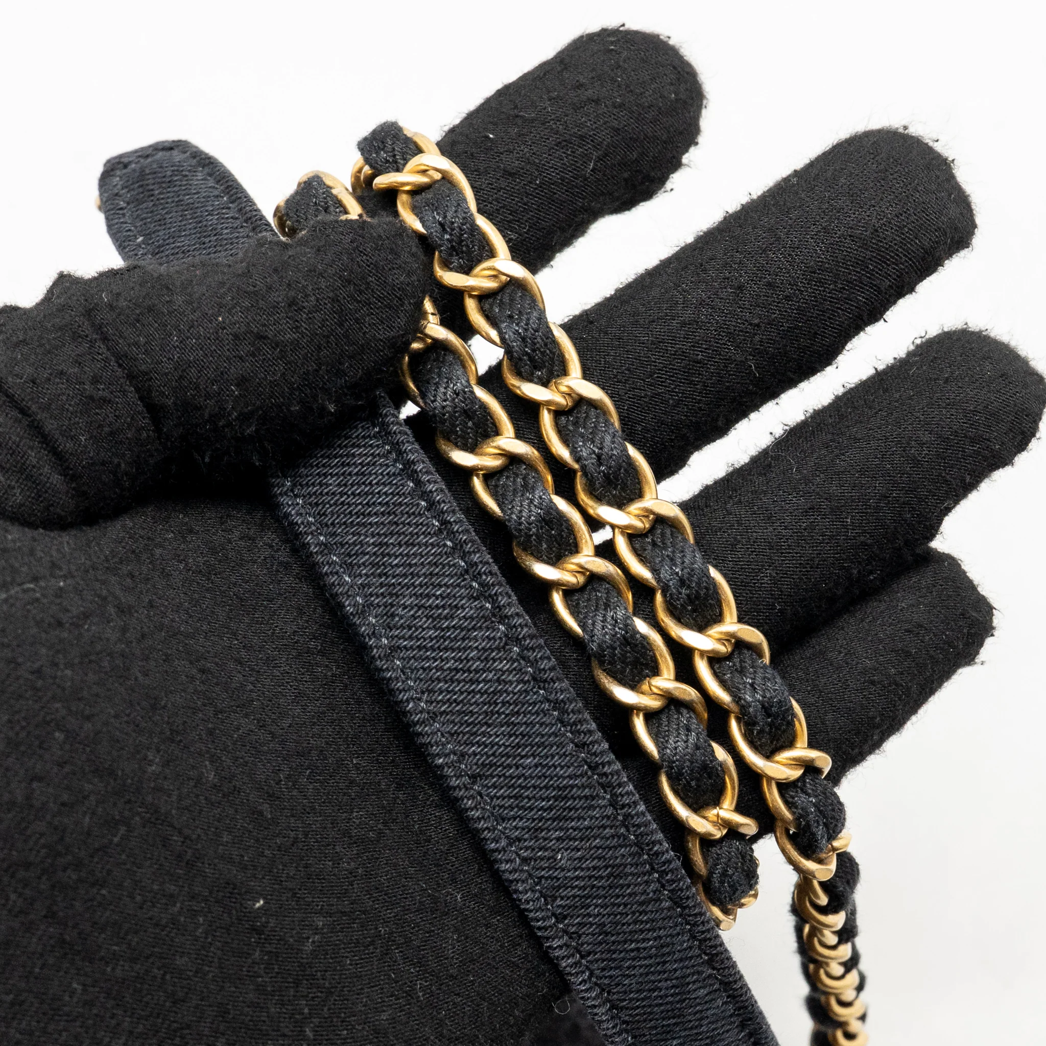 Chanel Large Mood Flap Bag Denim Black/Multicolour GHW (Microchip) - Image 19