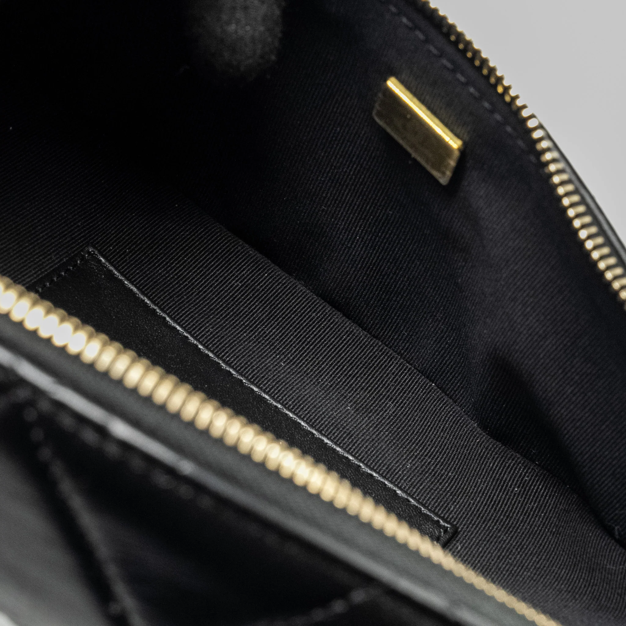 Chanel Letter Logo Detailed Waist Bag Lambskin Black GHW (Microchip) - Image 11