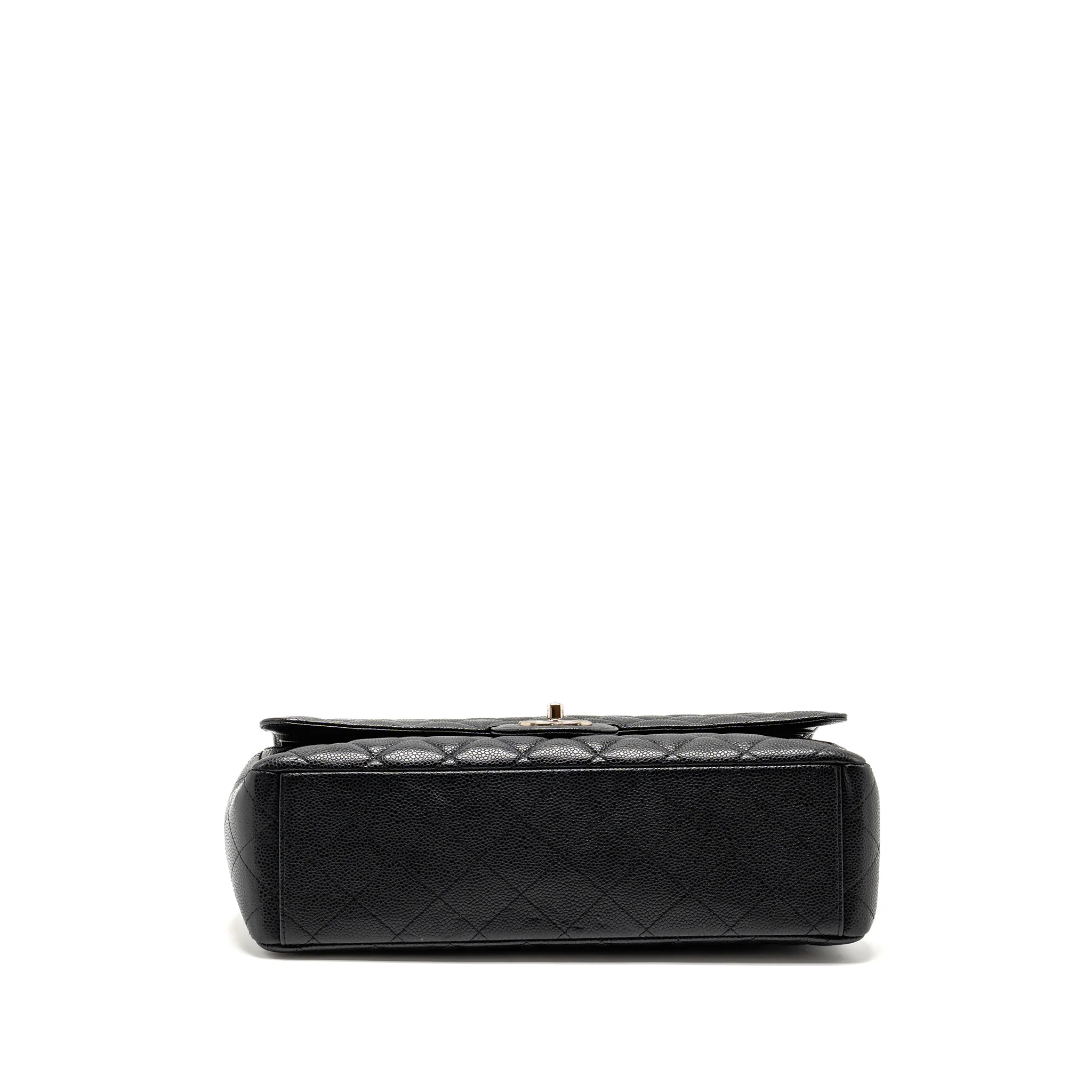 Chanel Maxi Classic Double Flap Bag Caviar Black SHW - Image 5
