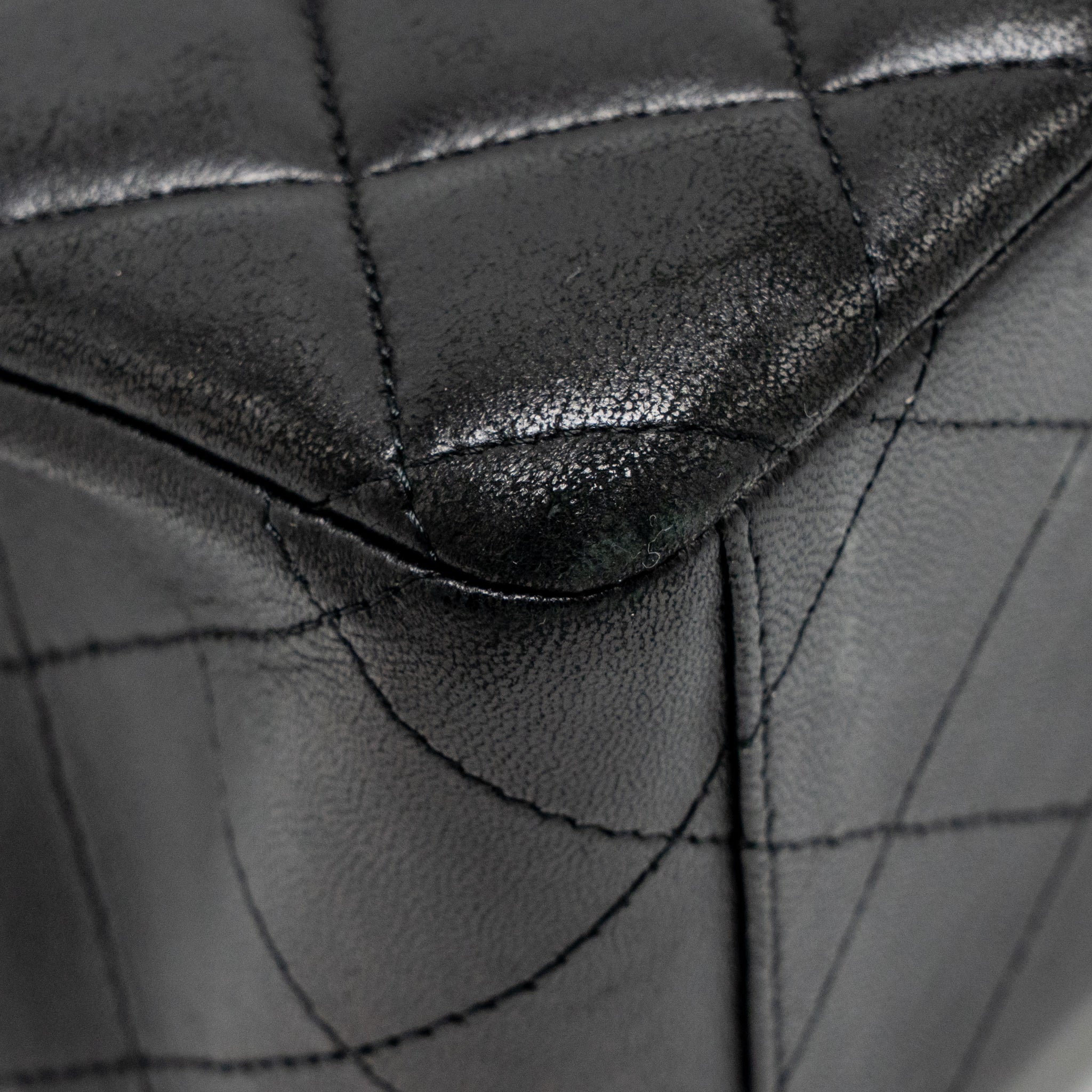 Chanel Maxi Classic Double Flap Bag Lambskin Black GHW - Image 11