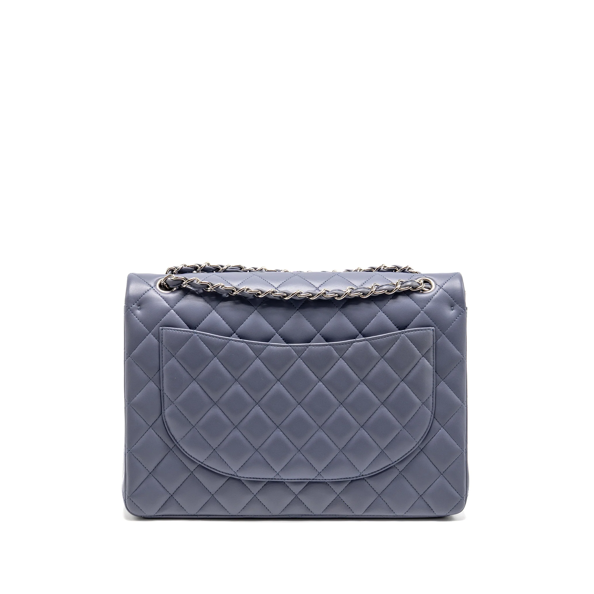 Chanel Maxi Classic Double Flap Bag Lambskin Light Purple SHW - Image 2