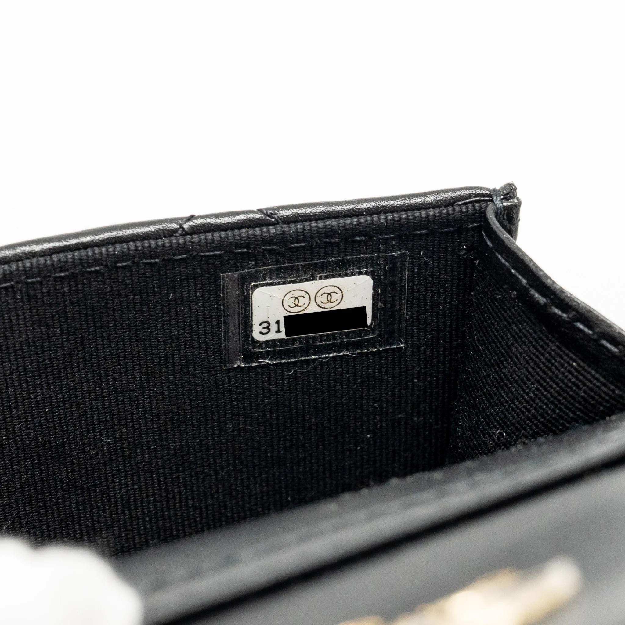 Chanel Maxi Pearl Clutch with Chain Lambskin Black LGHW - Image 17