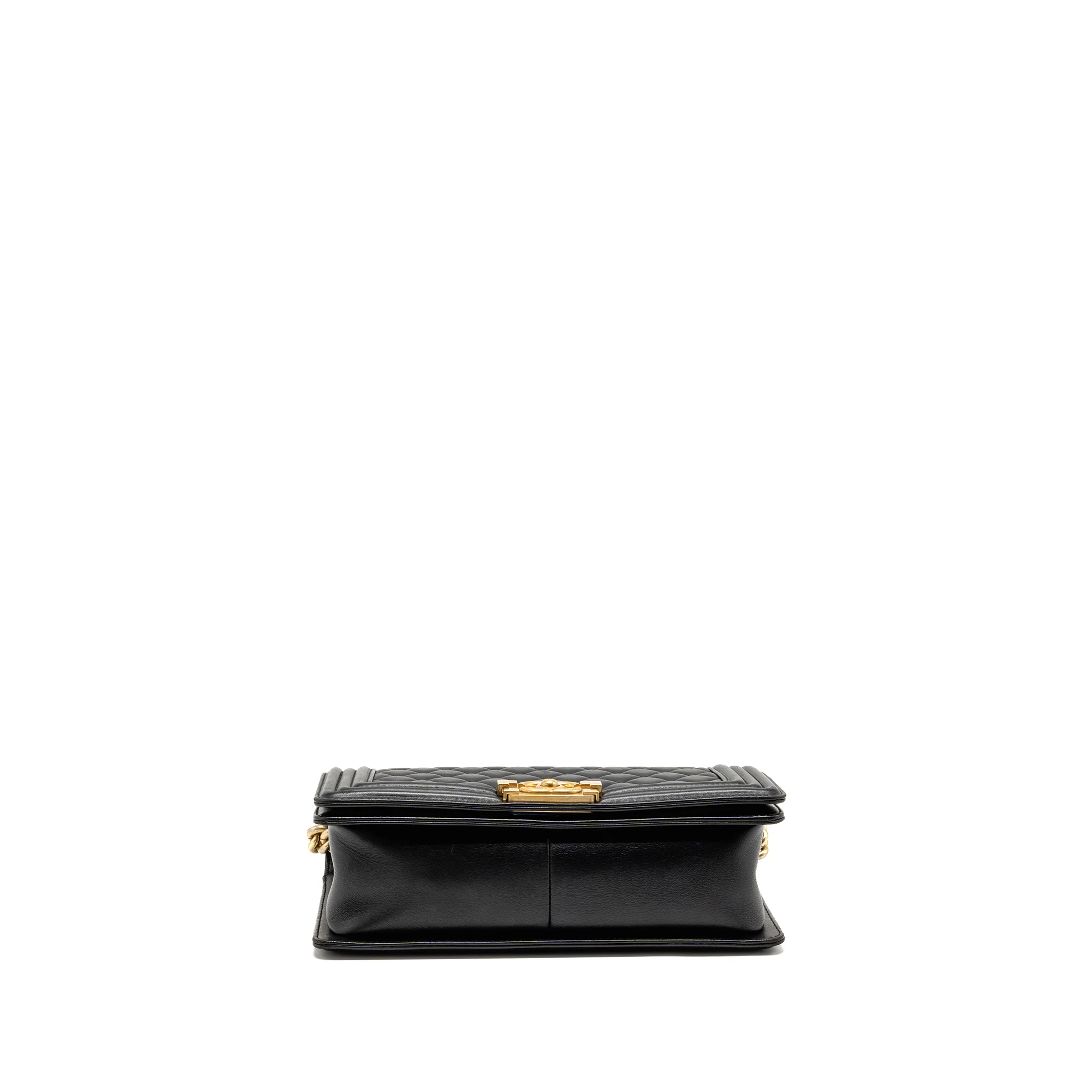 Chanel Medium Boy Bag lambskin black GHW - Image 5