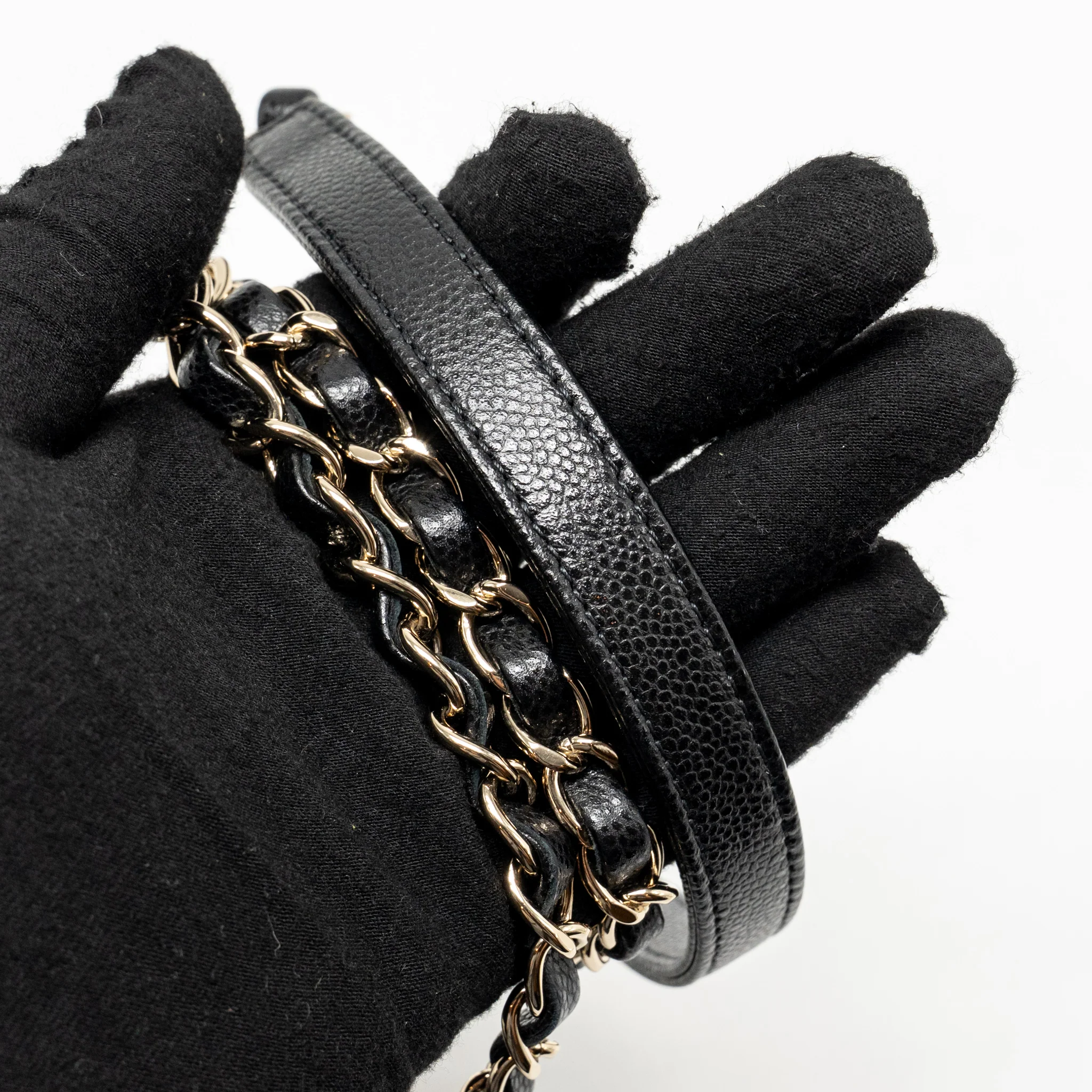 Chanel medium business affinity caviar black LGHW (microchip) - Image 20