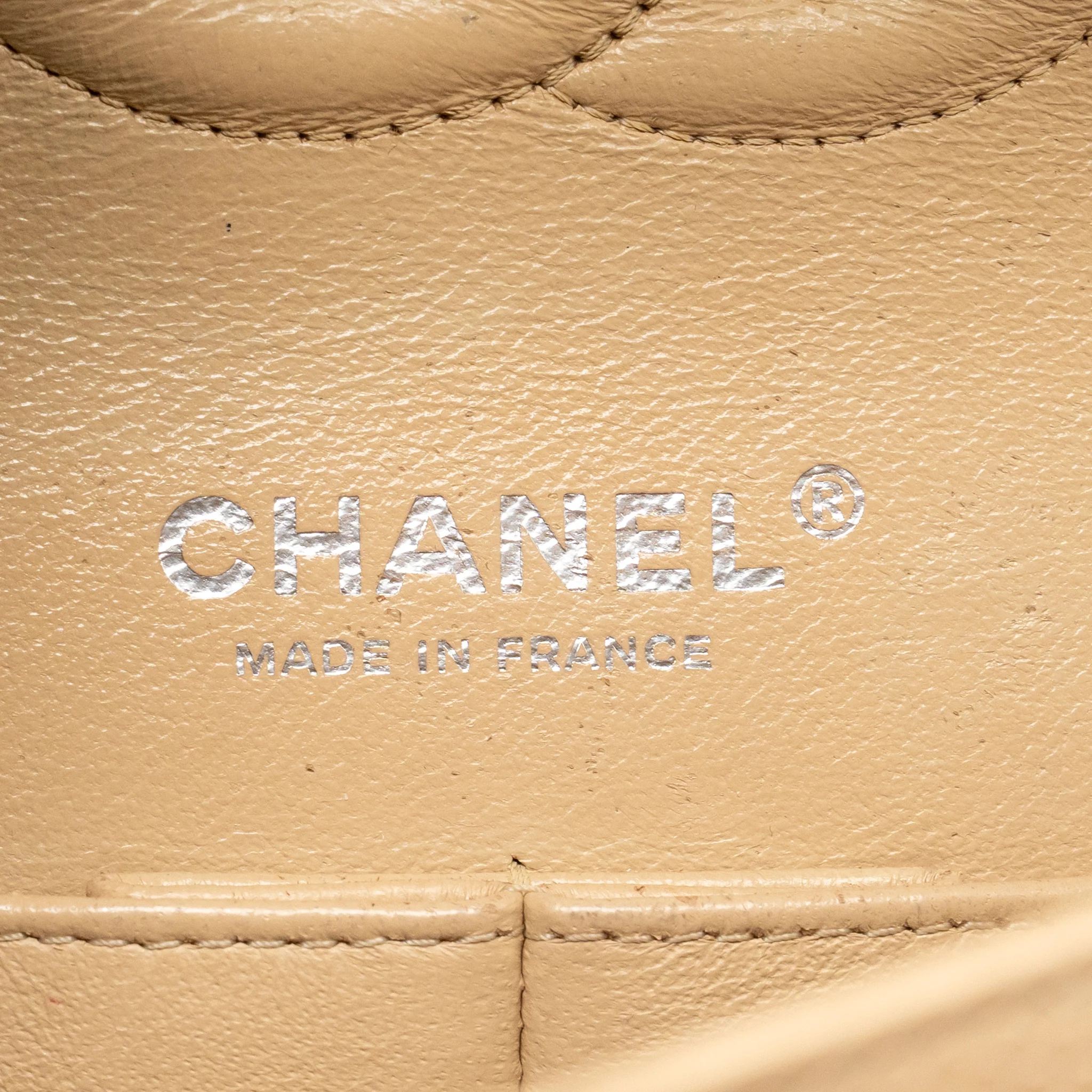 Chanel Medium Classic Double Flap Bag Caviar Beige SHW - Image 15