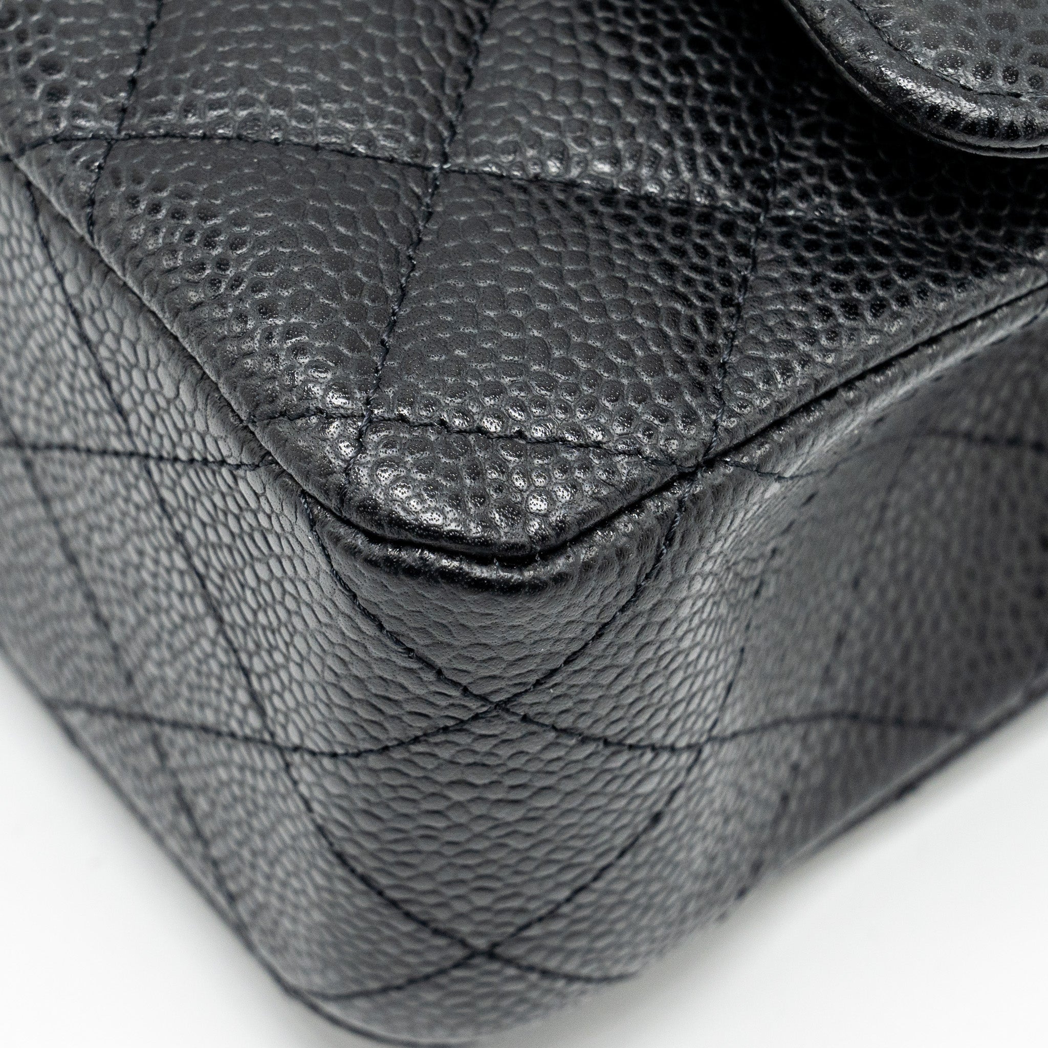 Chanel Medium Classic Double Flap Bag Caviar Black GHW - Image 8