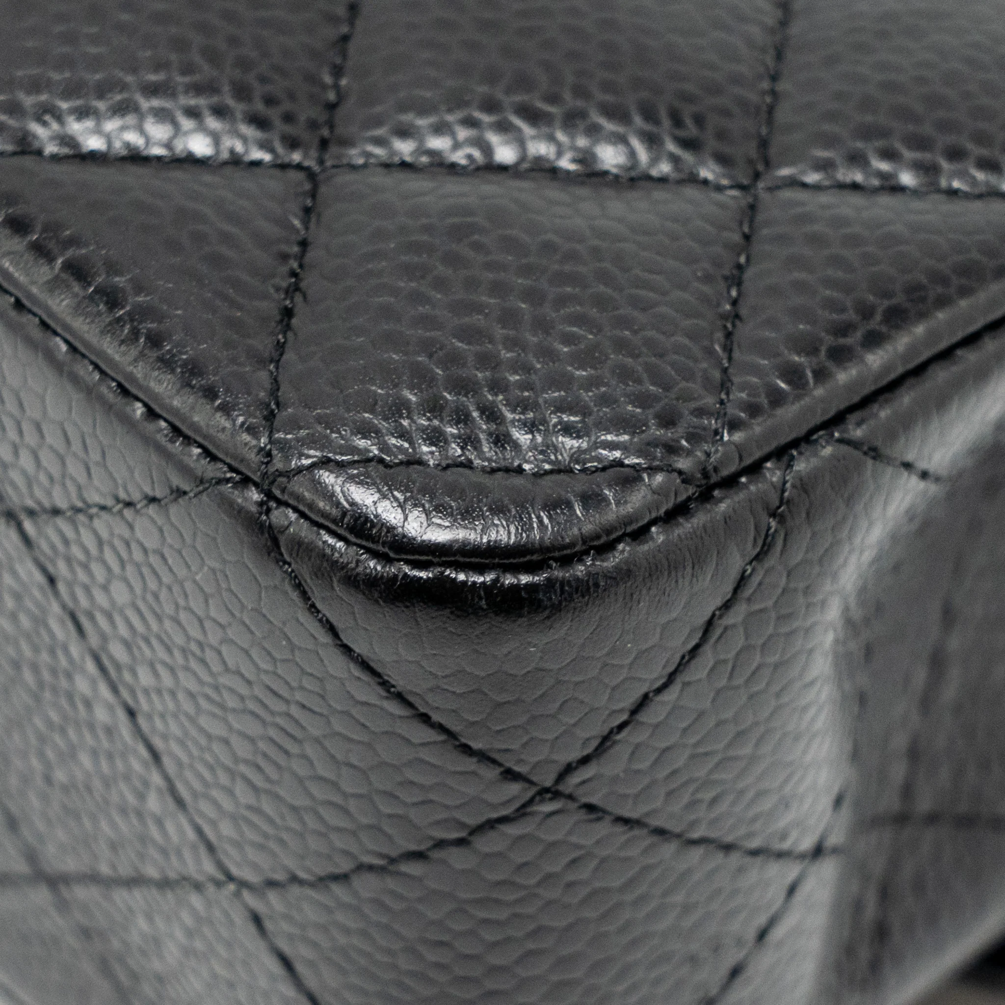 Chanel Medium Classic Double Flap Bag Caviar Black GHW - Image 10
