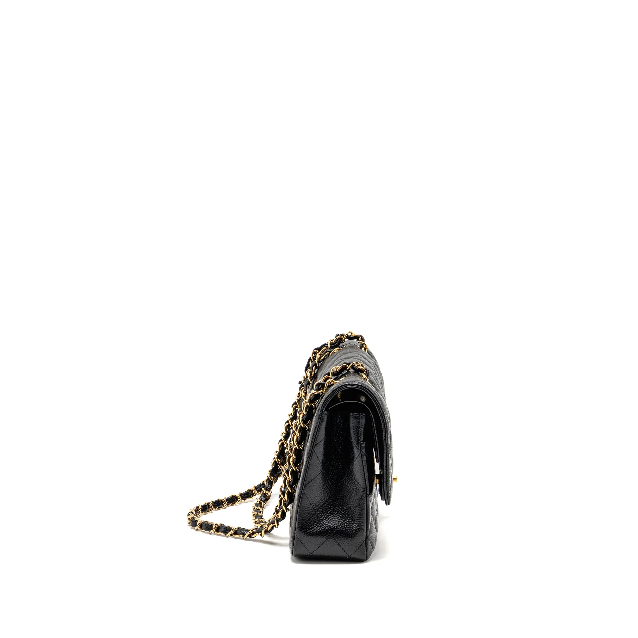 Chanel Medium Classic Double Flap Bag Caviar Black GHW - Image 3