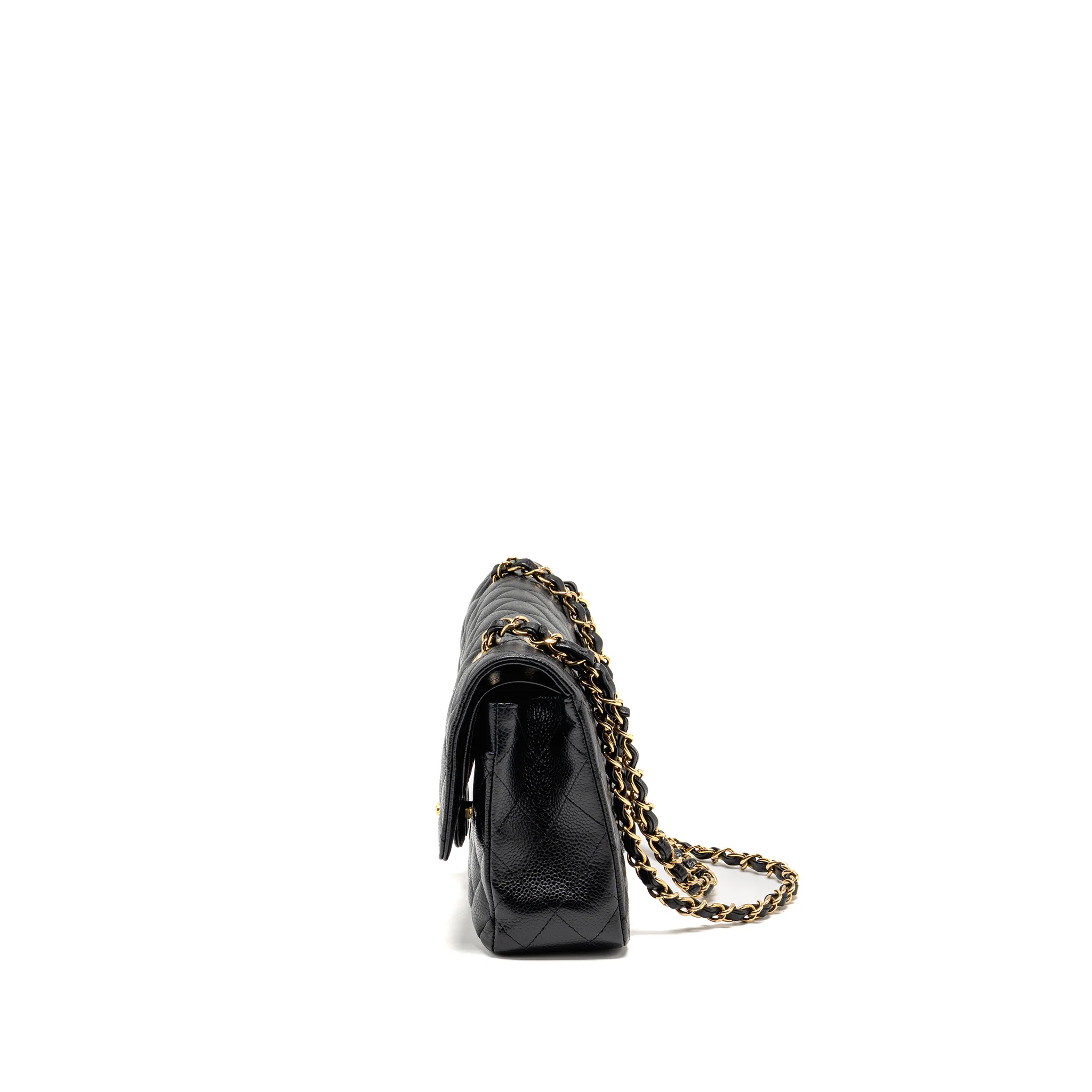 Chanel Medium Classic Double Flap Bag Caviar Black GHW - Image 4