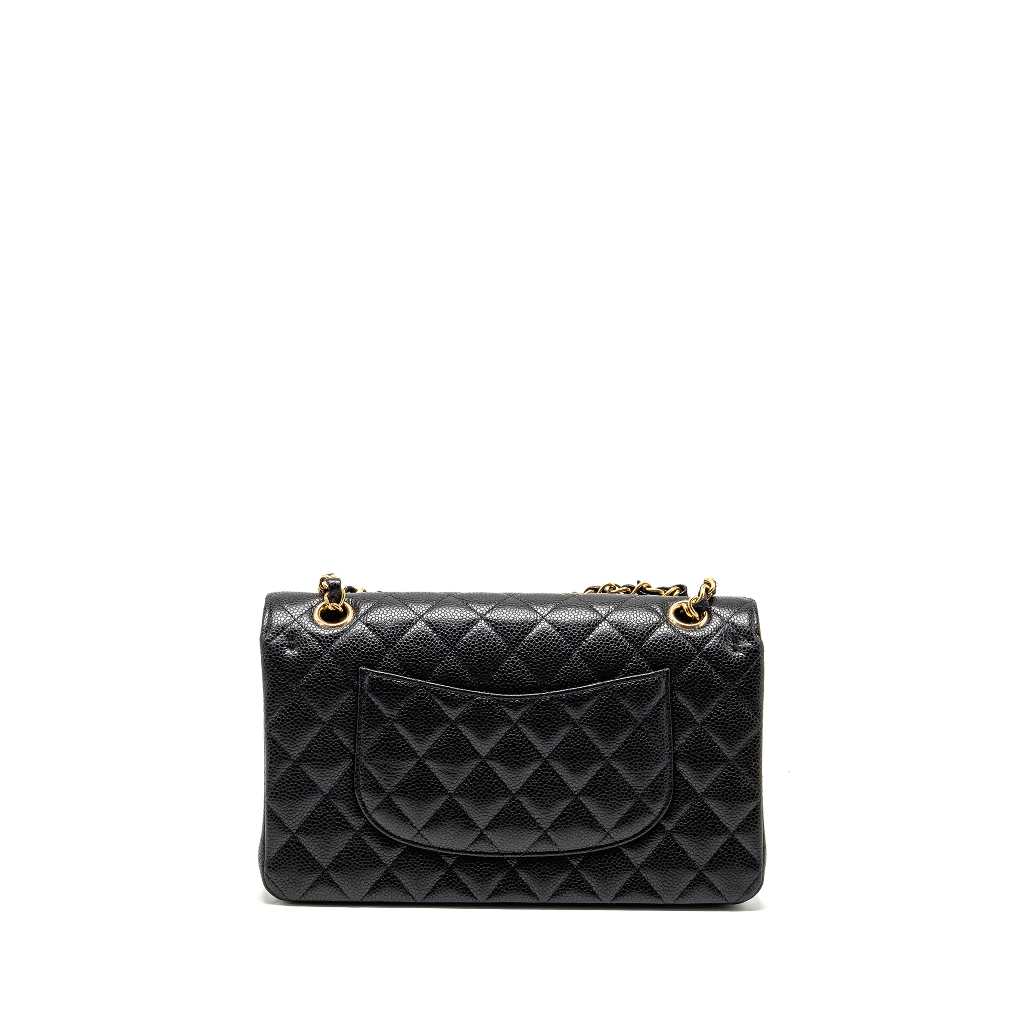 Chanel Medium Classic Double Flap Bag Caviar Black GHW (microchip) - Image 2