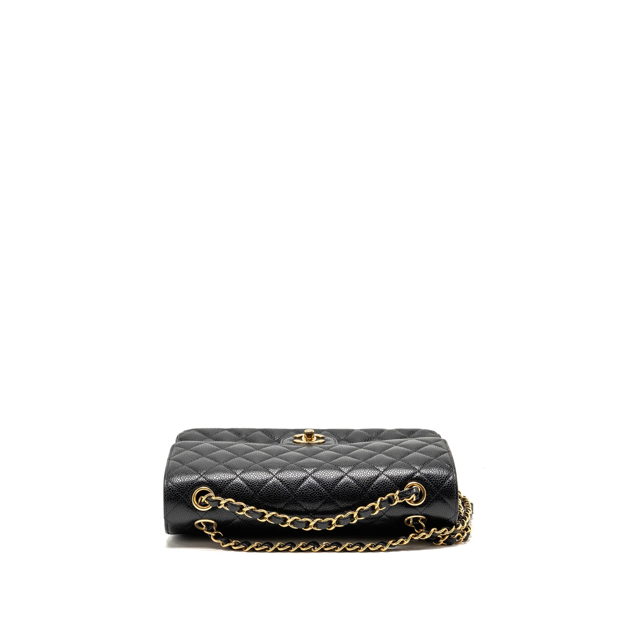 Chanel Medium Classic Double Flap Bag Caviar Black GHW (microchip) - Image 5