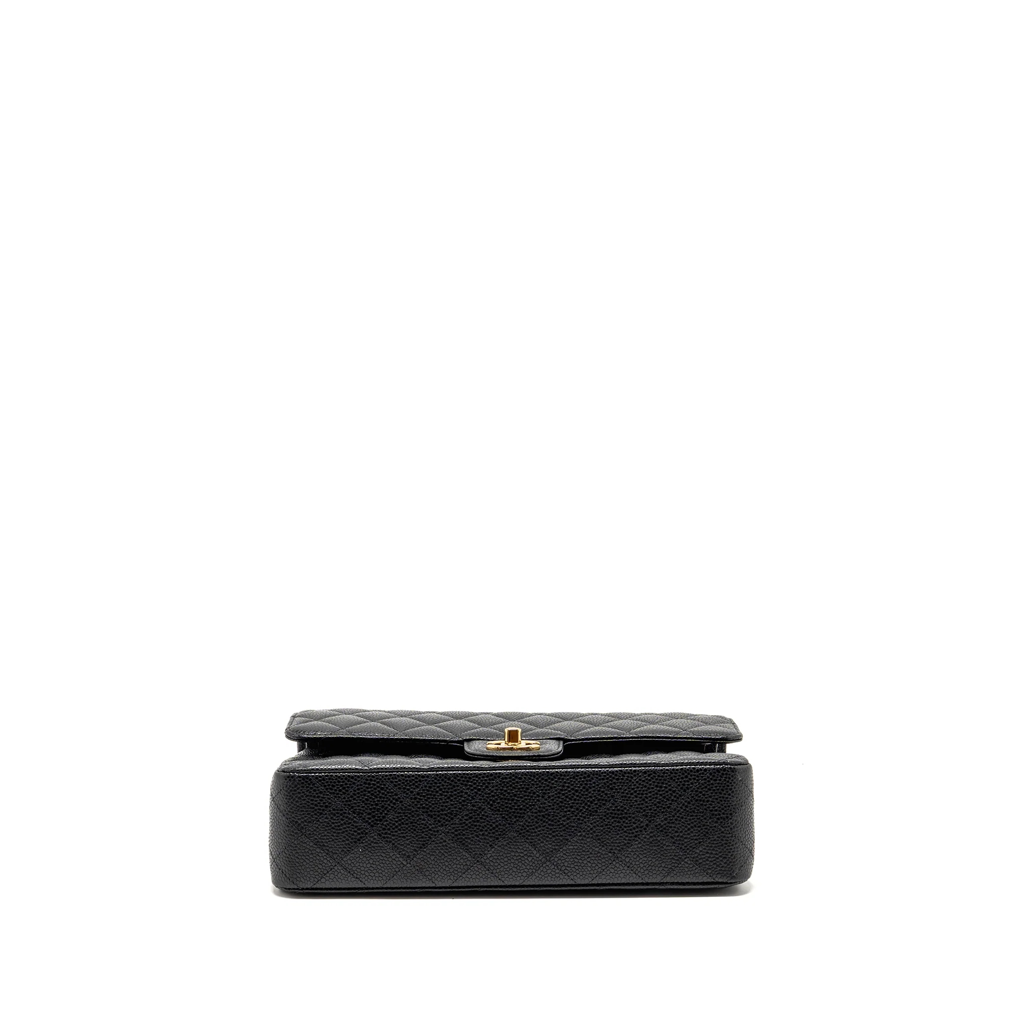 Chanel Medium Classic Double Flap Bag Caviar Black GHW (microchip) - Image 6