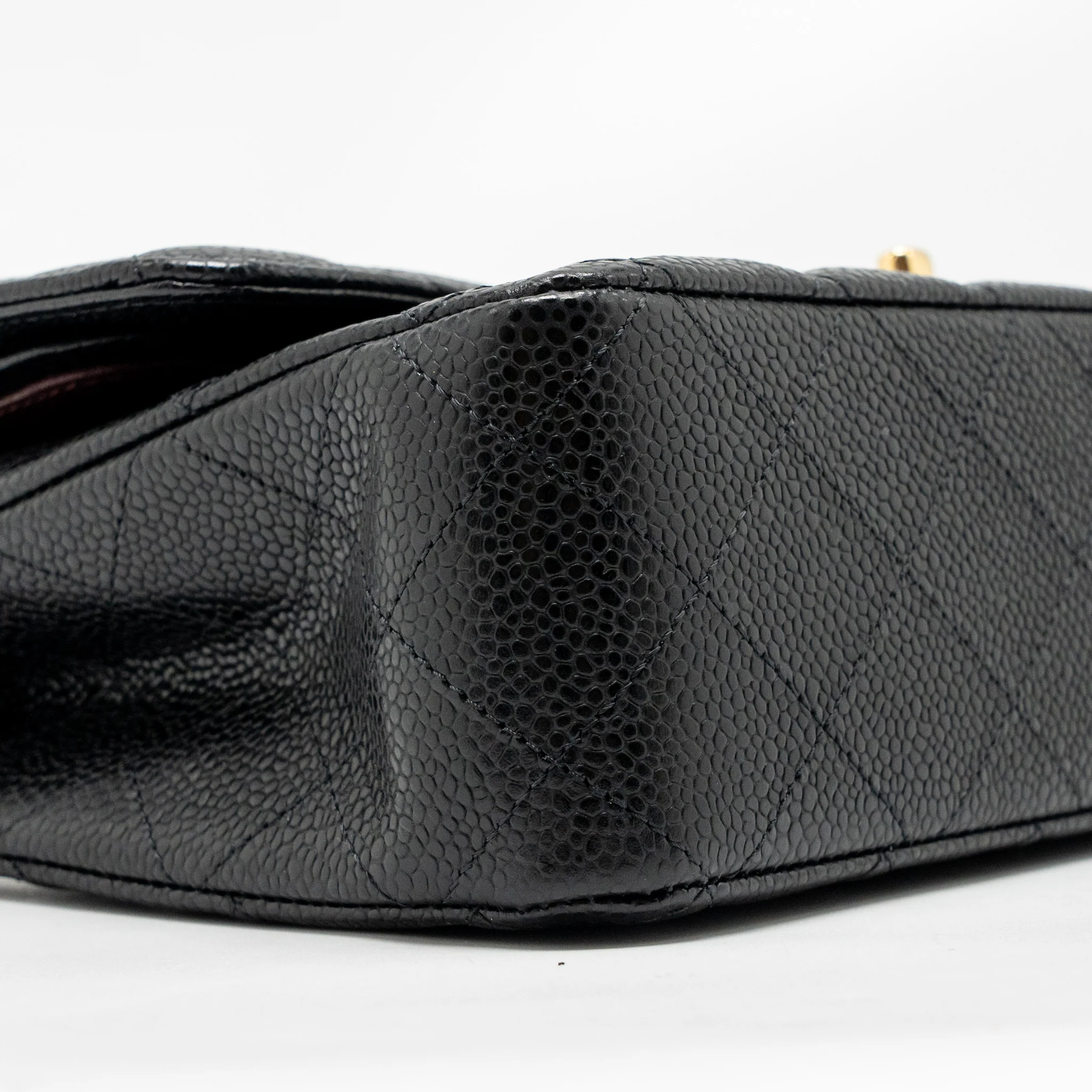Chanel Medium Classic Double Flap Bag Caviar Black GHW (microchip) - Image 7